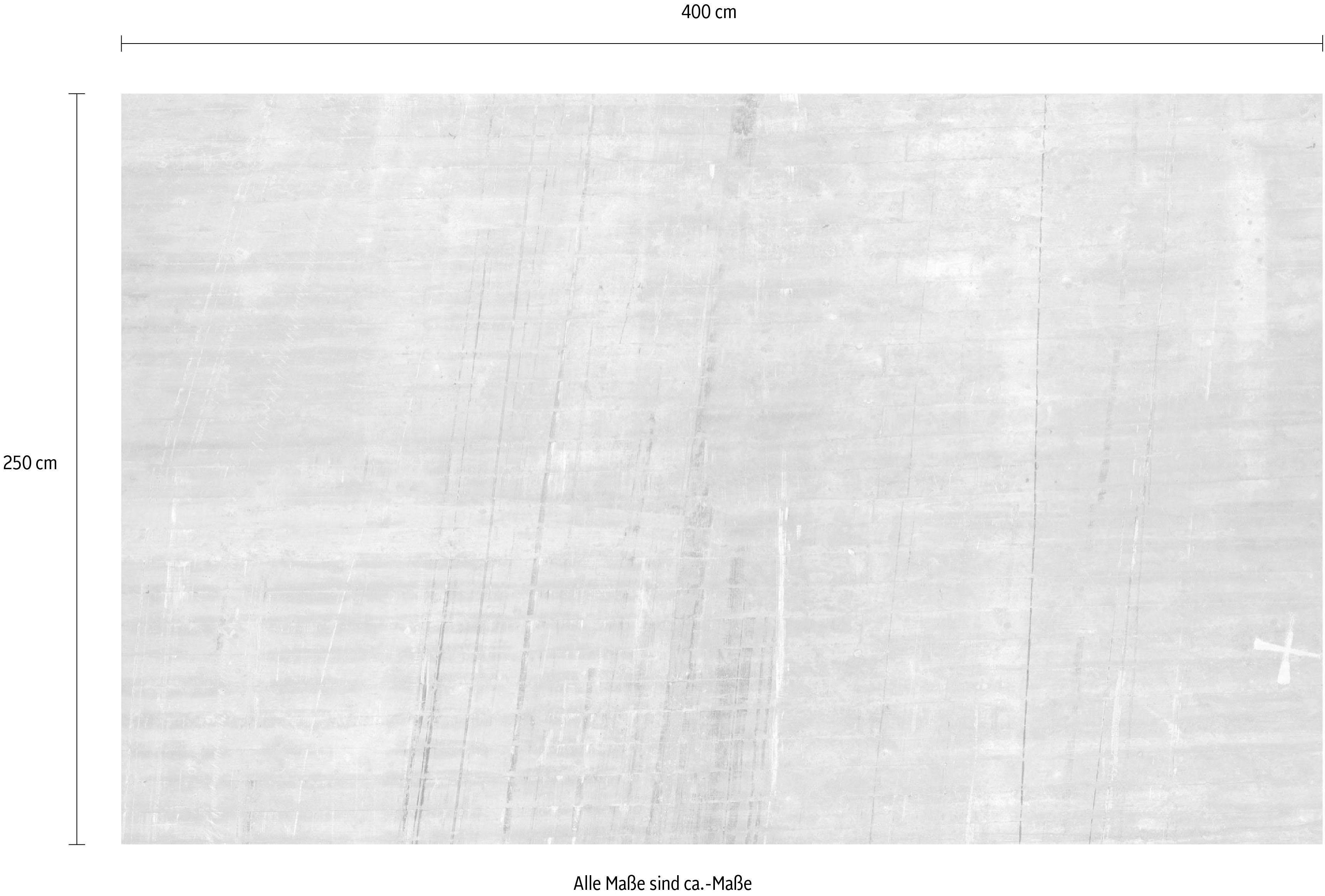 Komar Vliesbehang Digitale print vlies - Concrete - Afmeting 400 x 250 cm