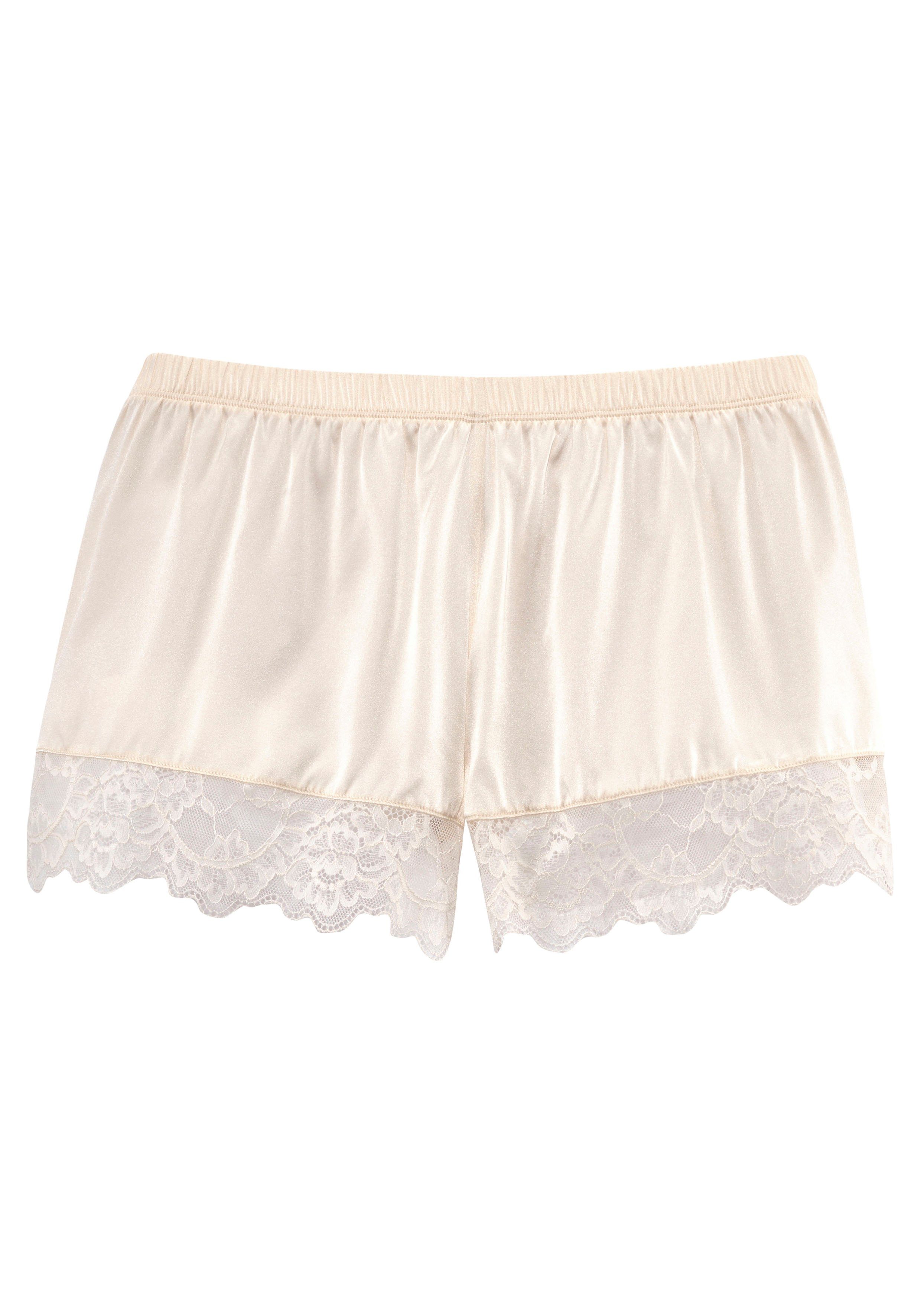 Lascana Hipster Alana in edele shorty-snit met hoog zijdepercentage