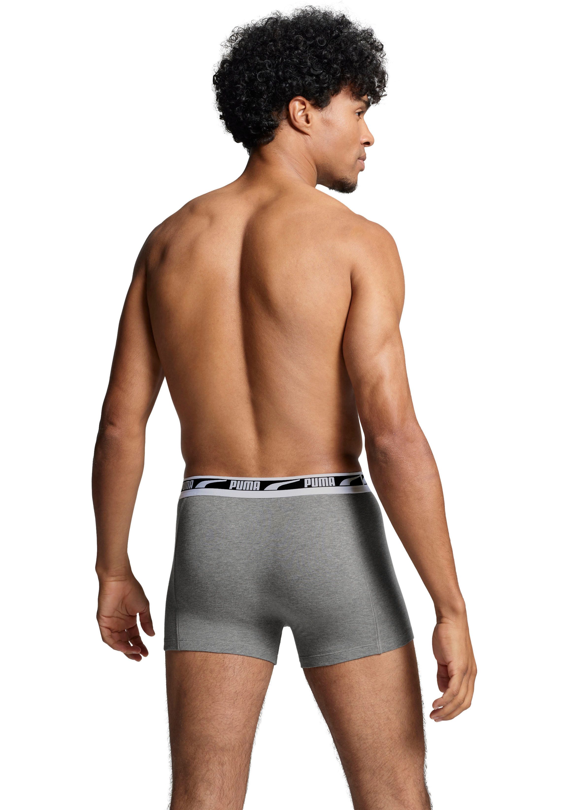 PUMA Boxershort MEN MULTI LOGO BOXER 2P (Set van 2)