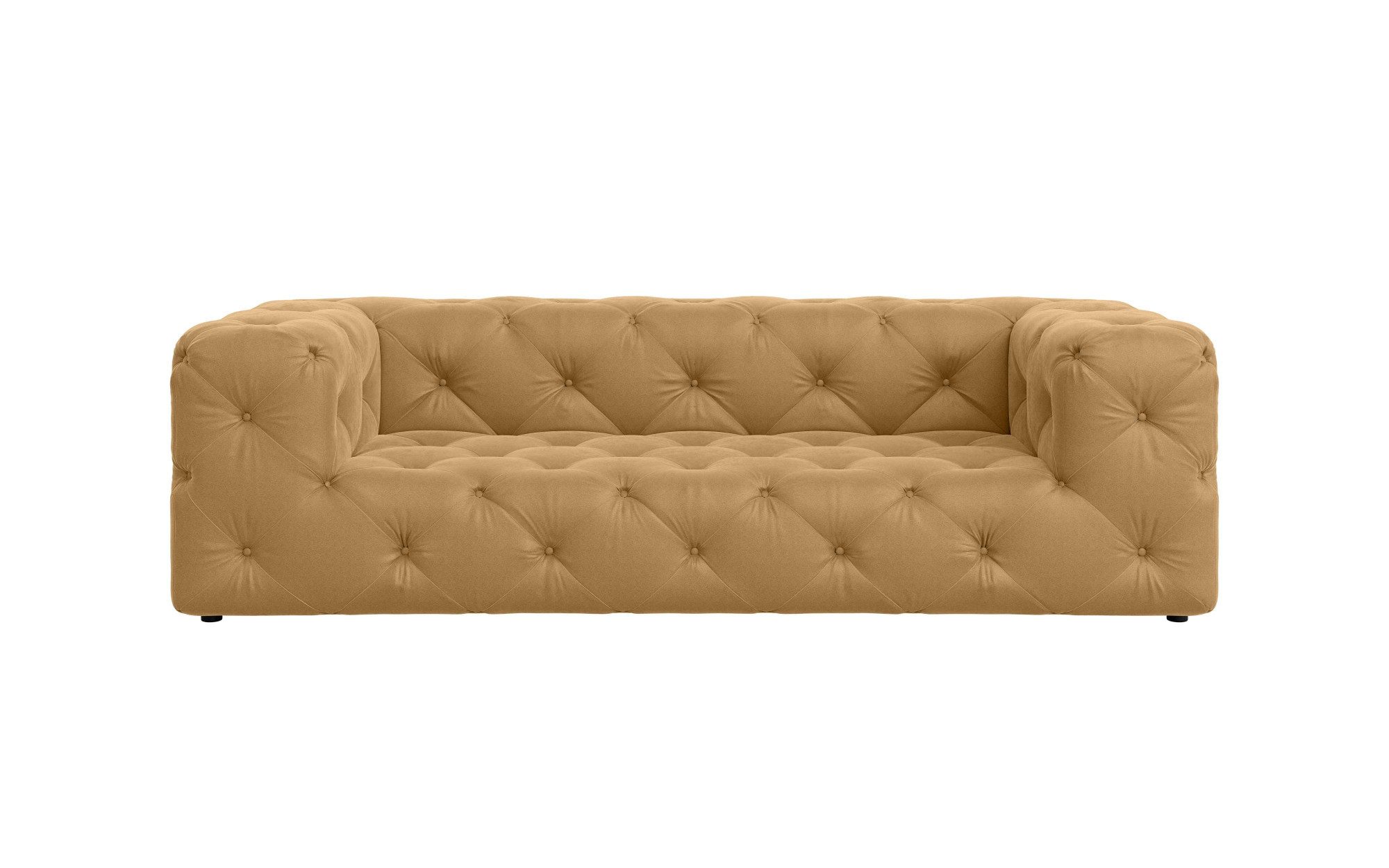 Places of Style 3-zitsbank FOLLINA 3-zits bank met klassieke chesterfield knoopverwerking