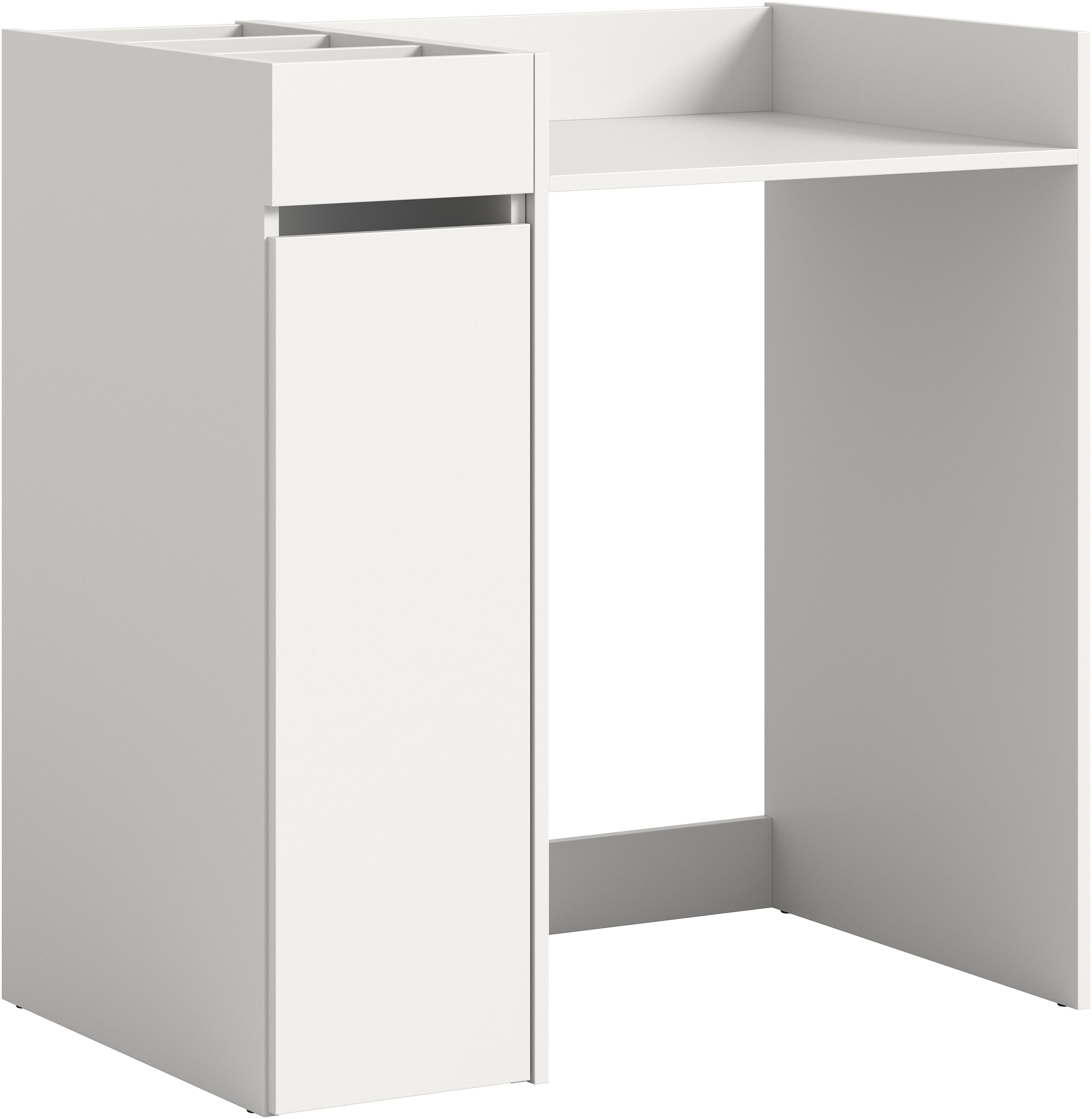 welltime Badmeubelset Falas, 2-delig, bestaande uit: badkamerrek & wasmachine ombouwkast Combinatie, set, badcombinatie, badkamer, organizer,