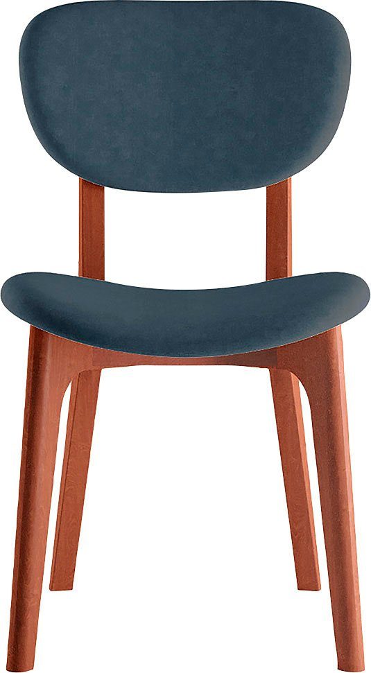 INOSIGN Stoel COZY Made in Italy Frame in beuken, kersen- of notenhout, massief hout, designstoel (set, 2 stuks)