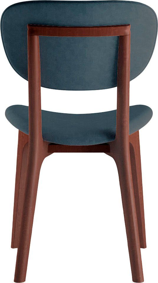 INOSIGN Stoel COZY Made in Italy Frame in beuken, kersen- of notenhout, massief hout, designstoel (set, 2 stuks)