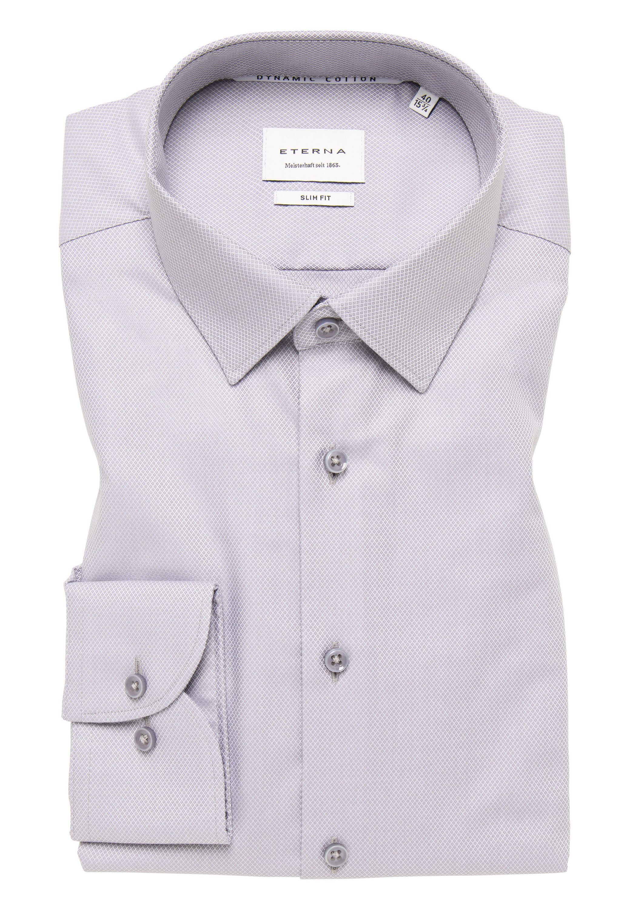 Eterna Overhemd met lange mouwen Slim fit NON IRON (strijkvrij)