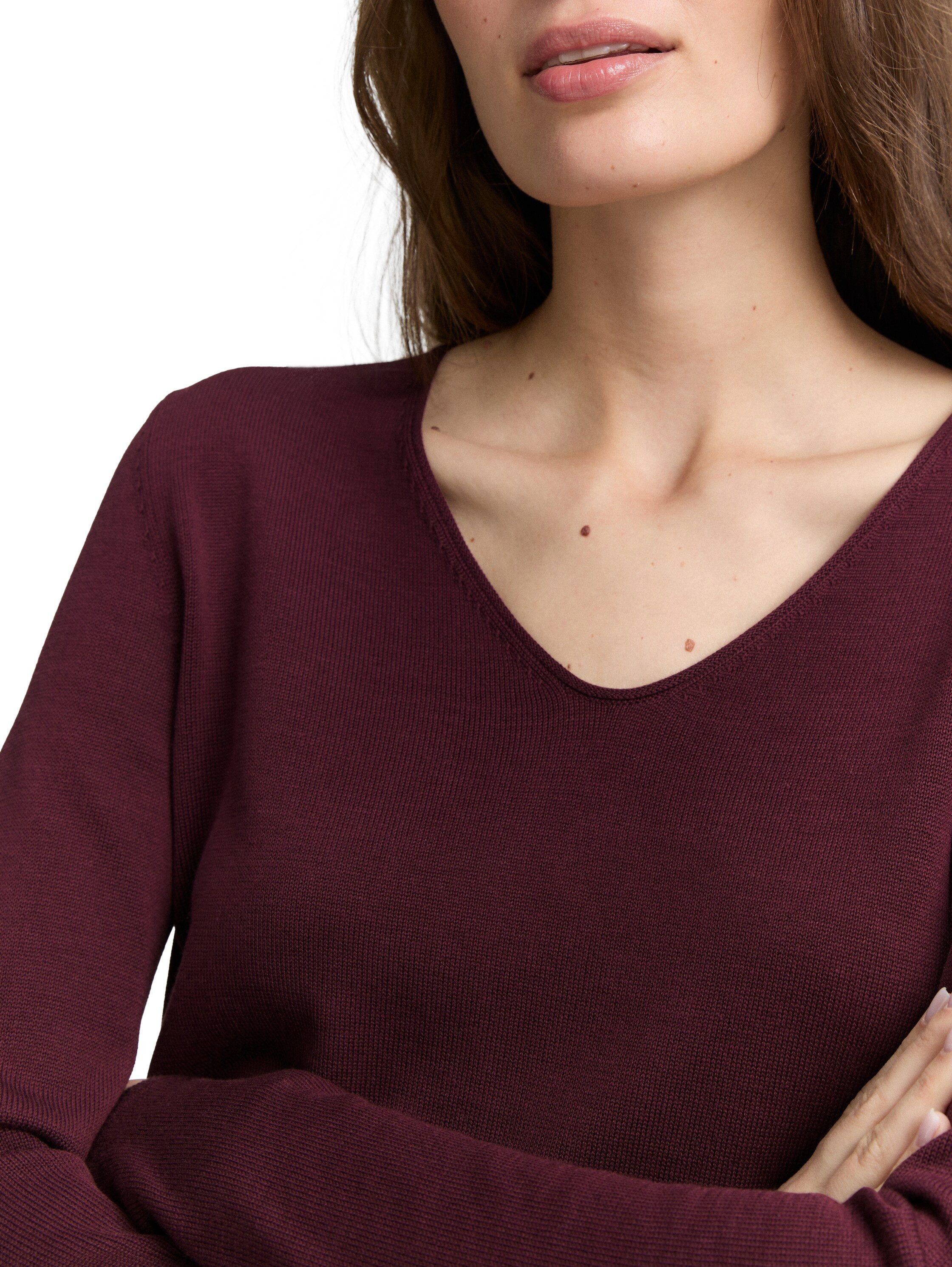 Tom Tailor Trui met V-hals met v-hals