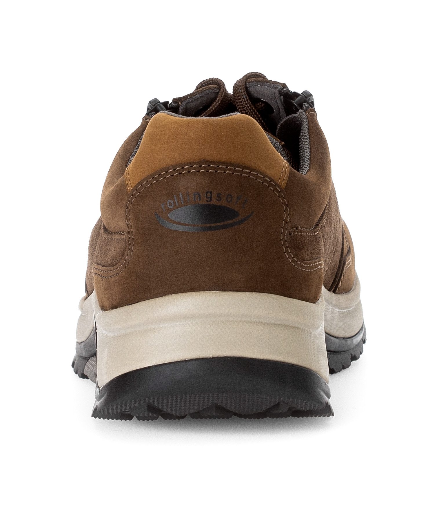 Gabor Rollingsoft Sneakers met sleehak , comfort schoen, veterschoen, lage schoen in breedte g 1/2 (= breed)