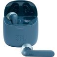 jbl wireless in-ear-hoofdtelefoon tune 225 tws blauw