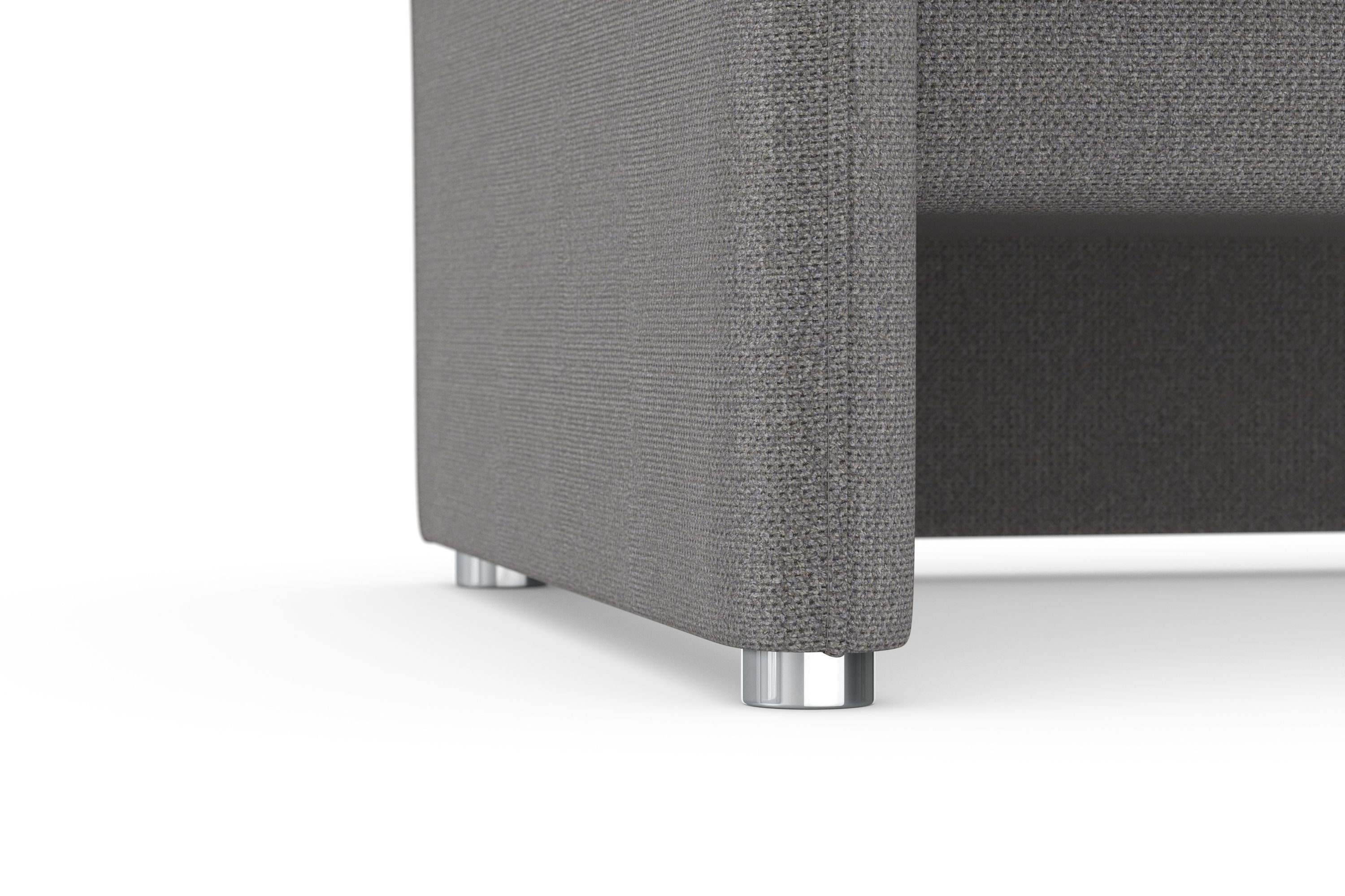 DOMO collection 3-zitsbank Pina tijdloos en elegant, smalle armleuningen, compacte afmetingen