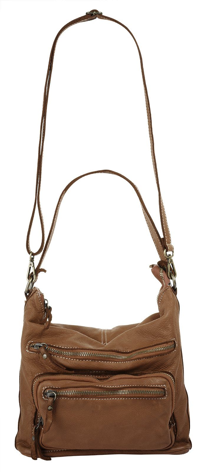 Cluty Shopper echt leer, made in italy