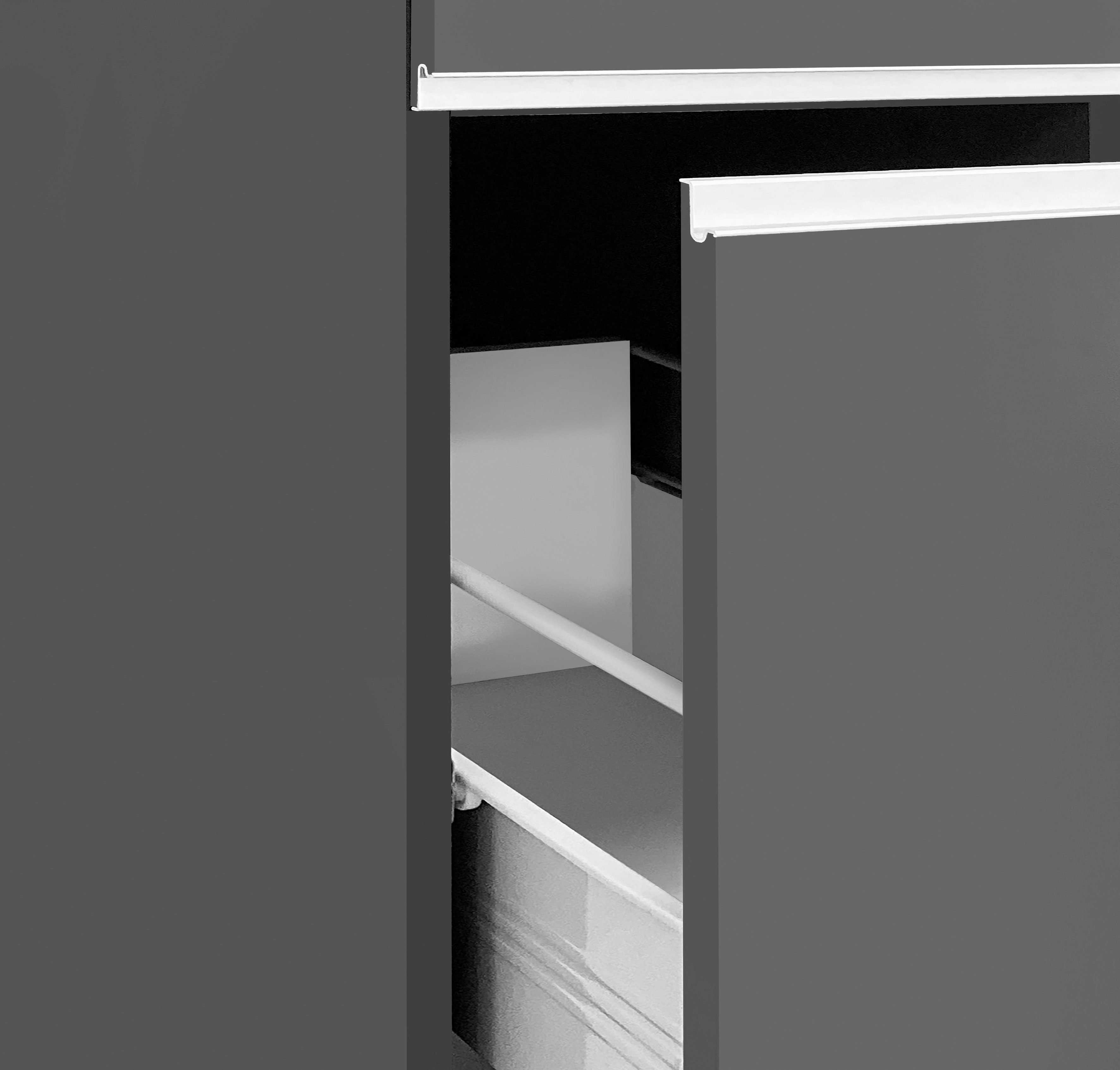 Kochstation Keuken KS-Sole keukenkast-set Breedte 90 cm, ombouw- en apothekerskast in set