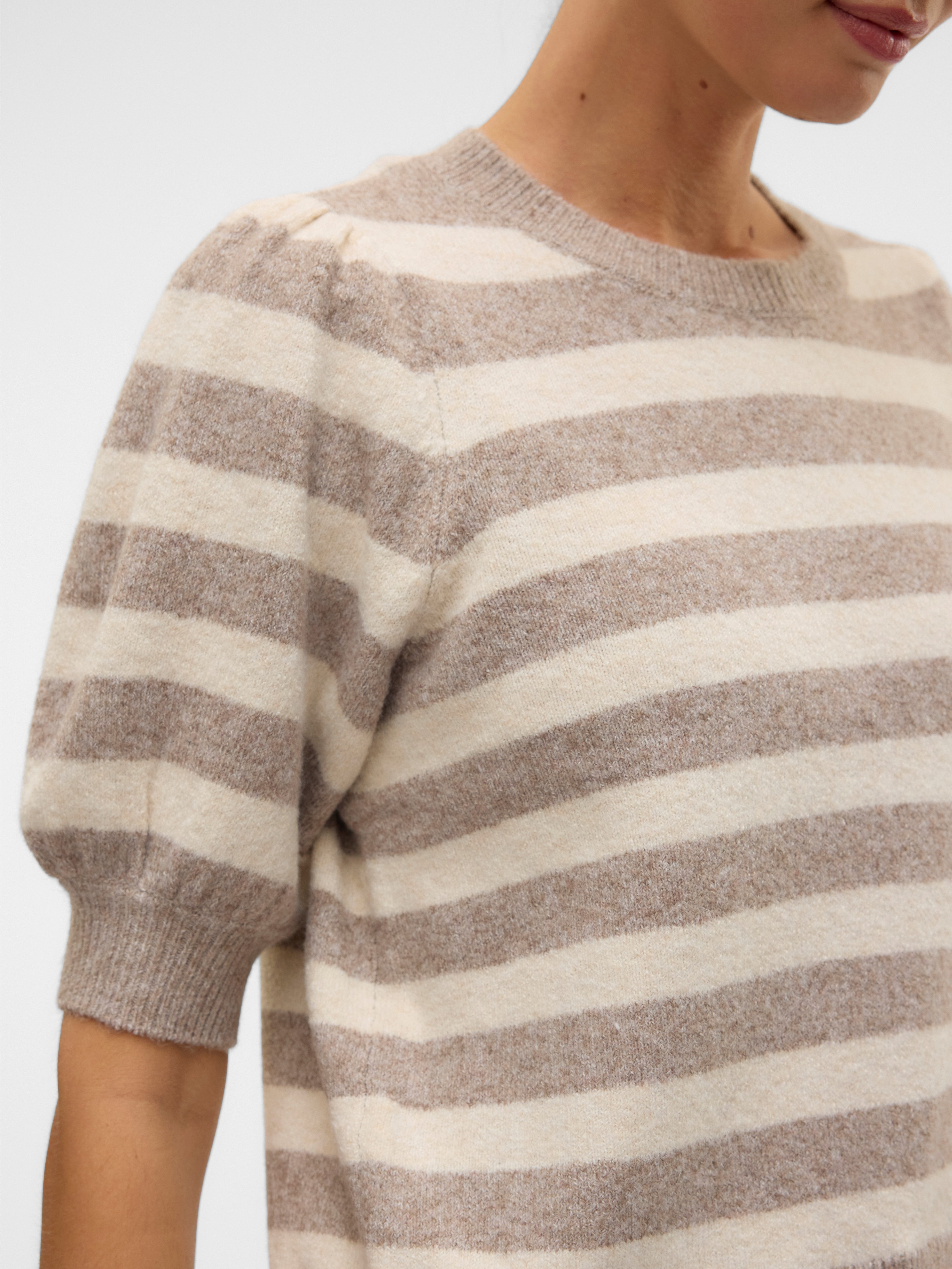 Vero Moda Trui met korte mouwen VMDOFFY 2/4 O-NECK PULLOVER GA NOOS