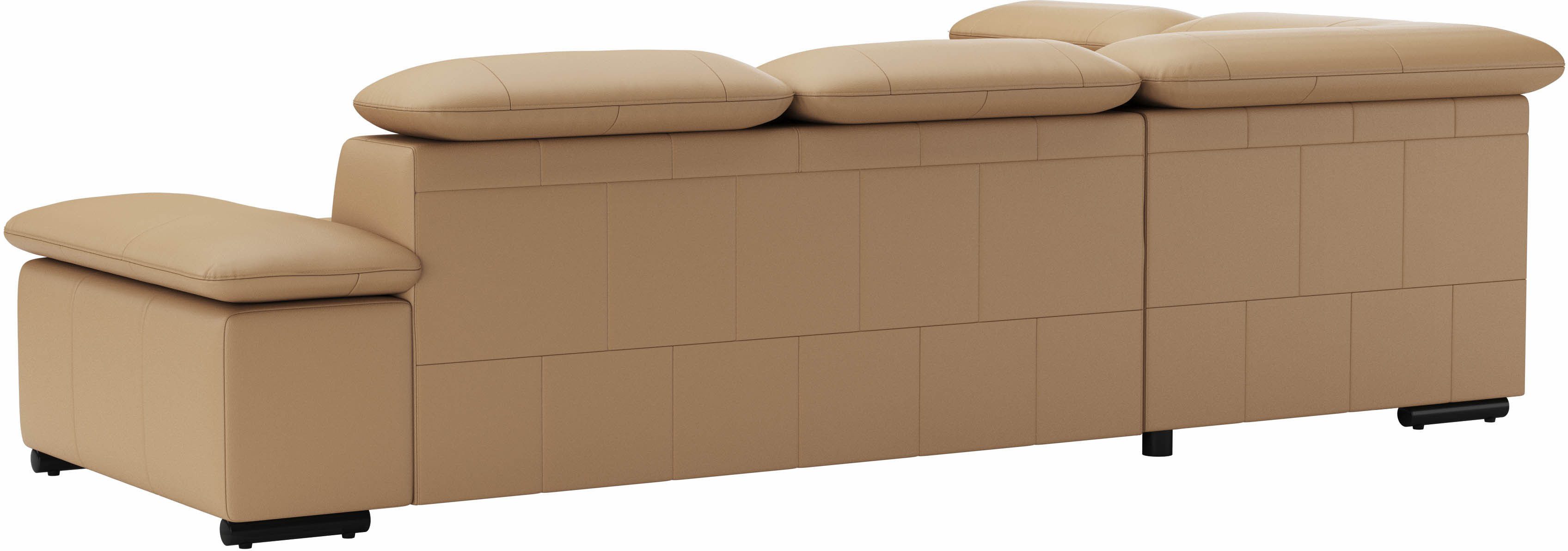 sit&more Hoekbank Alcudia L-vorm met armverstelling, optionele hoofdeindverstelling en bedfunctie