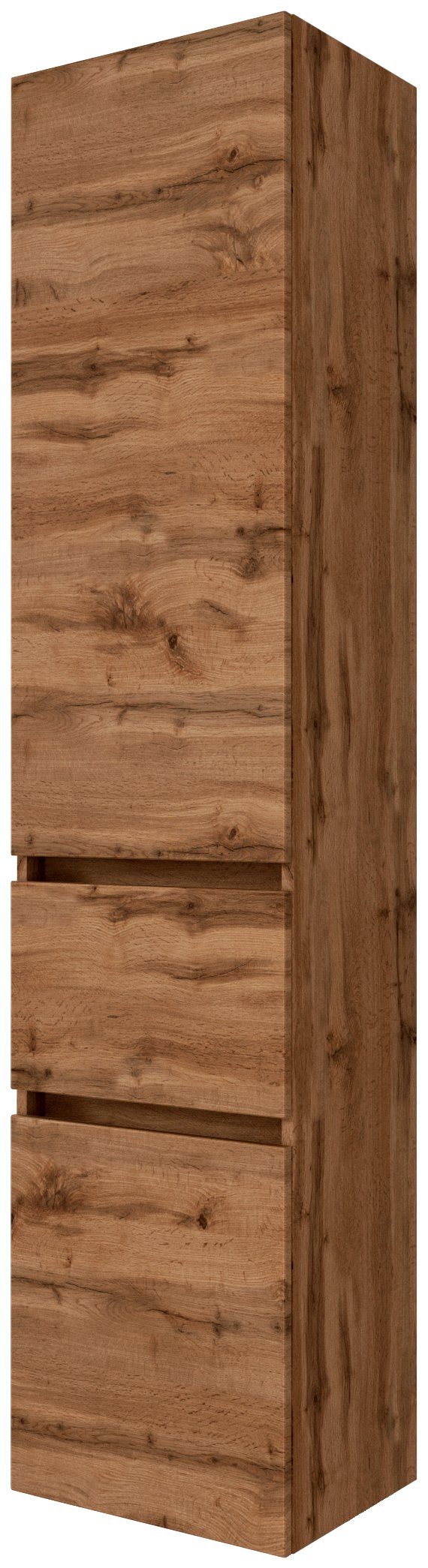 welltime Smalle kast Baabe 40 cm breed, soft-closefunctie, veel bergruimte buffetkasten bruin