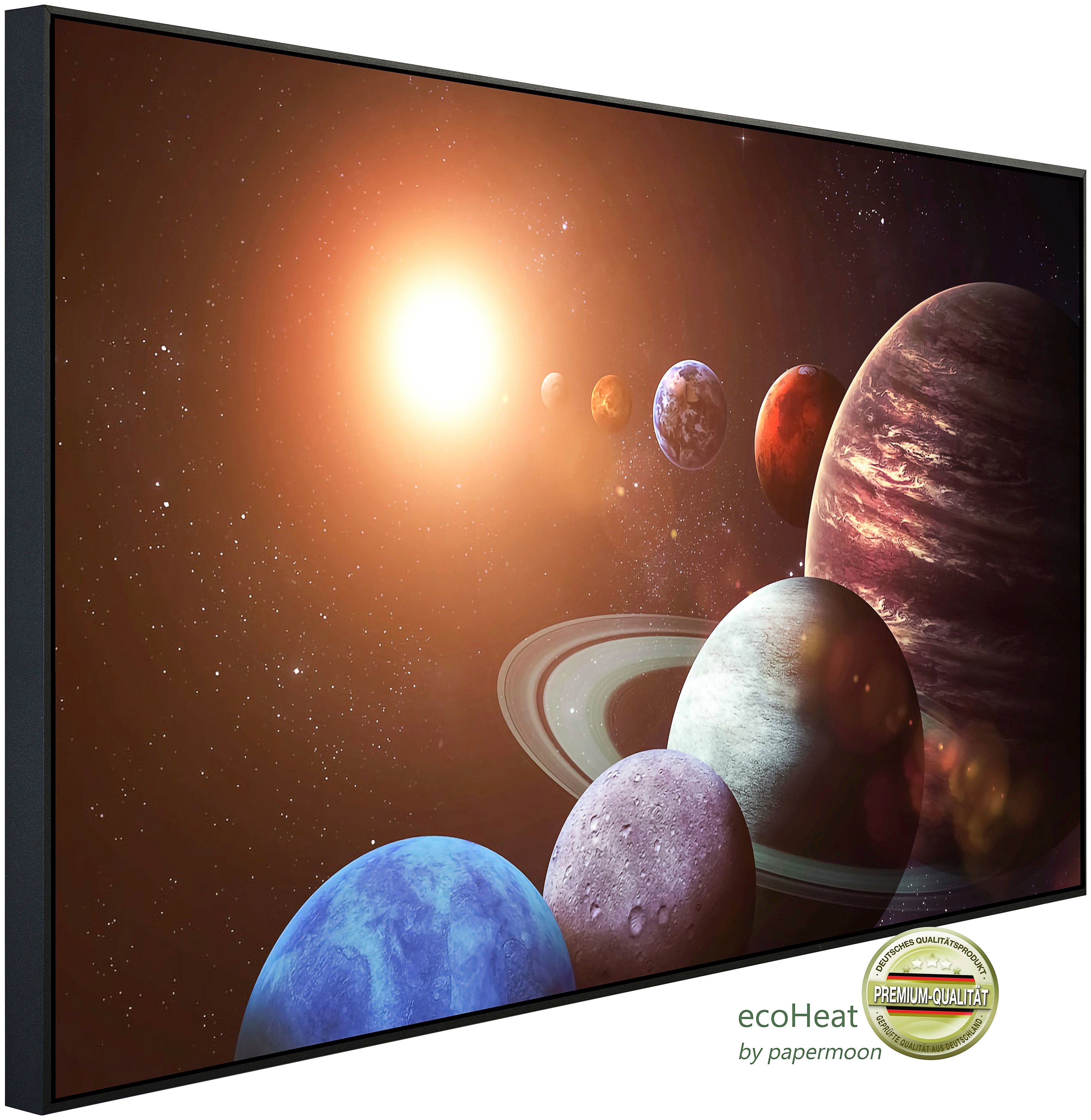 Papermoon Infraroodverwarming Planeten zeer aangename stralingswarmte verwarmingen multicolor