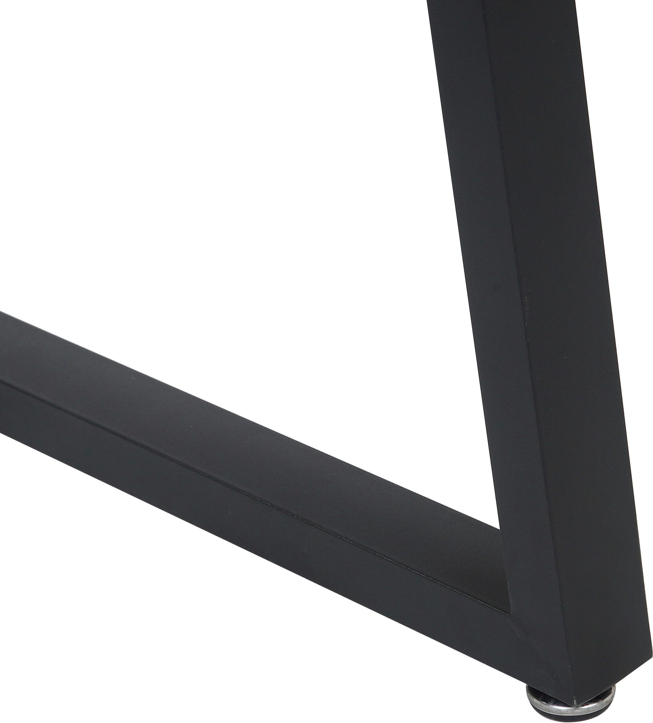 Home affaire Eettafel Soyans moderne kuipframe, in vier breedtes, melaminehars gecoat