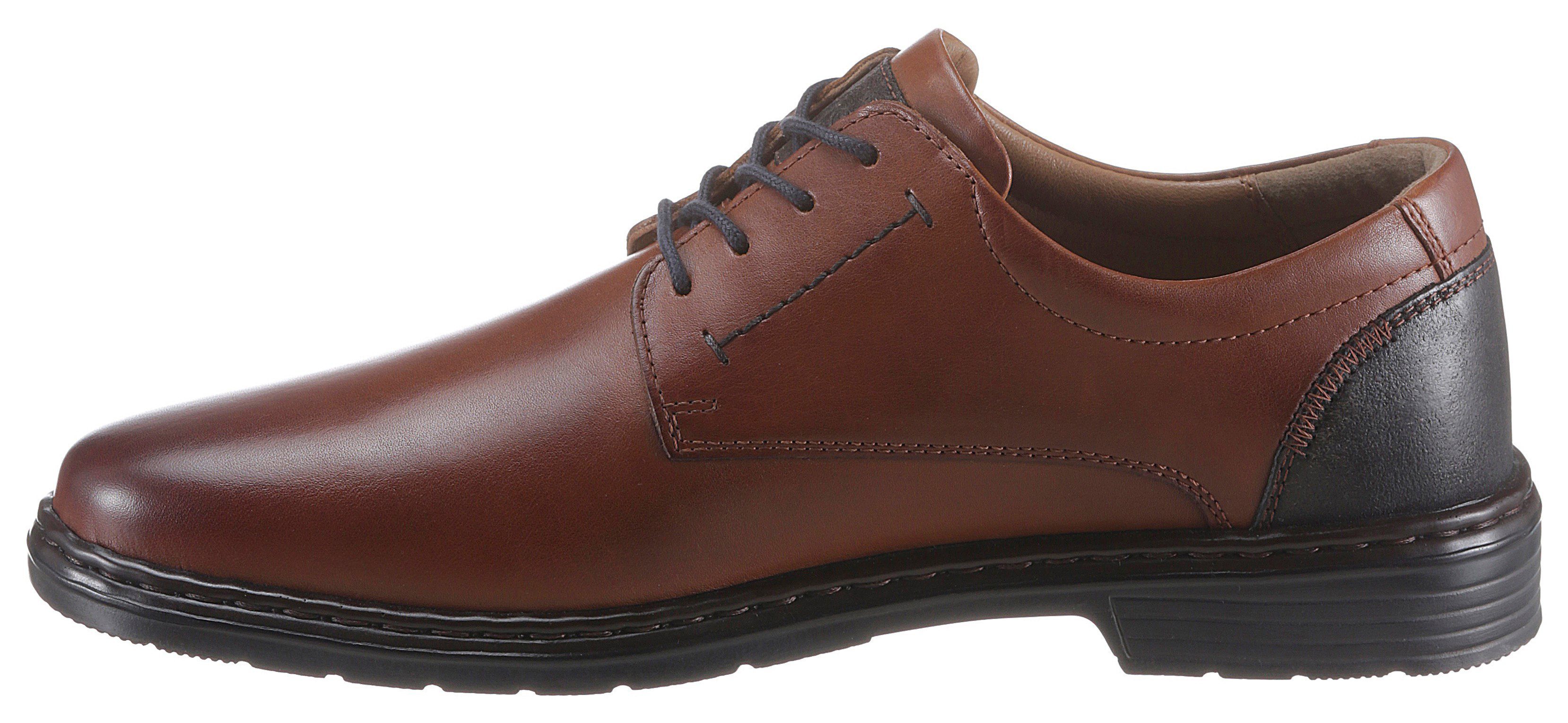Josef Seibel Veterschoenen Alastair in lichte used-look, vrijetijdsschoen, lage schoen, veterschoen