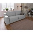 home affaire zithoek tiny november veranderbare sofa: 2 hockers in bank geïntegreerd, kunnen apart worden gezet, zitbreedte 180 cm (3-delig) zilver