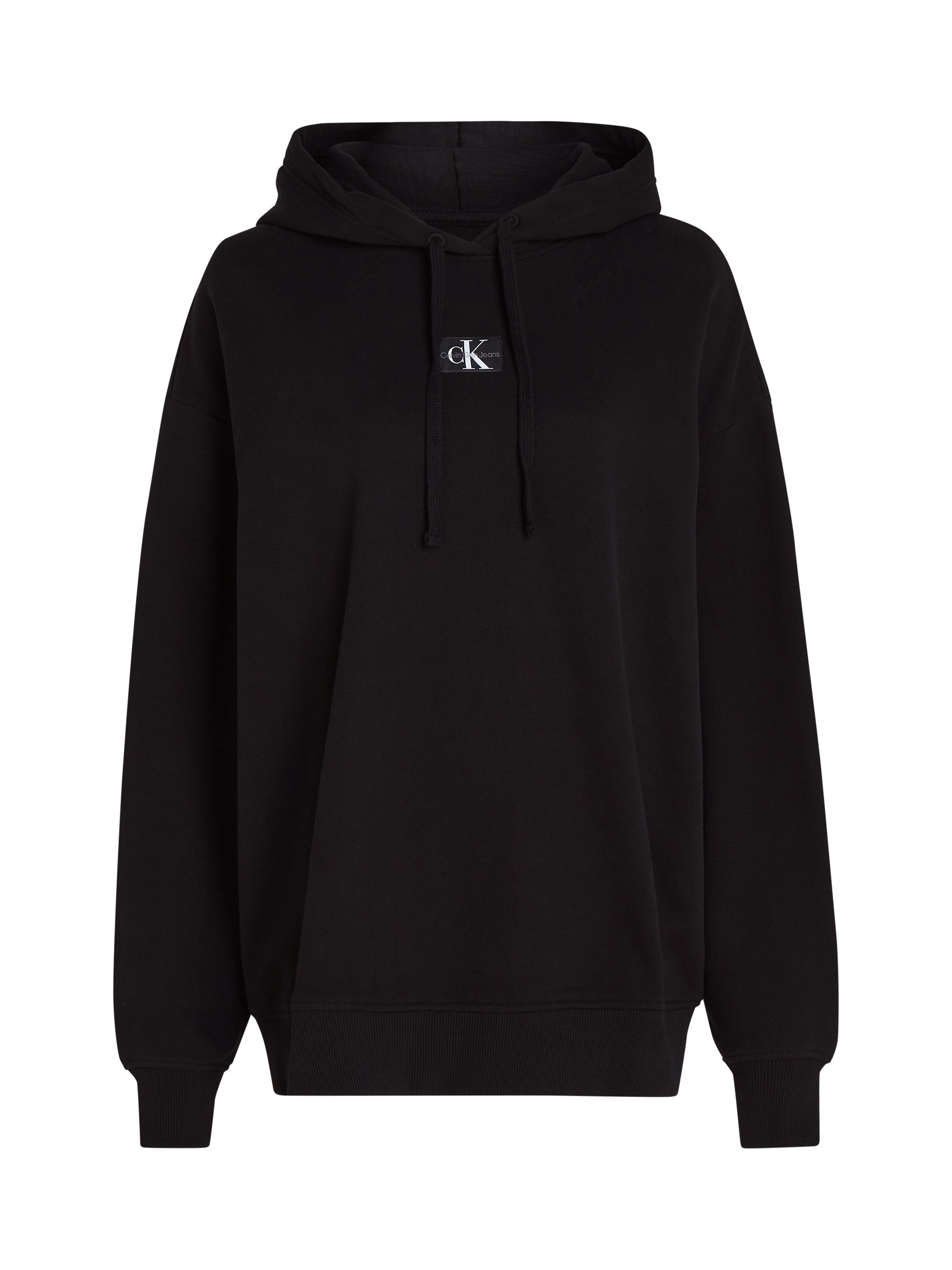 Calvin Klein Lang sweatshirt WOVEN LABEL OVERSIZED HOODIE