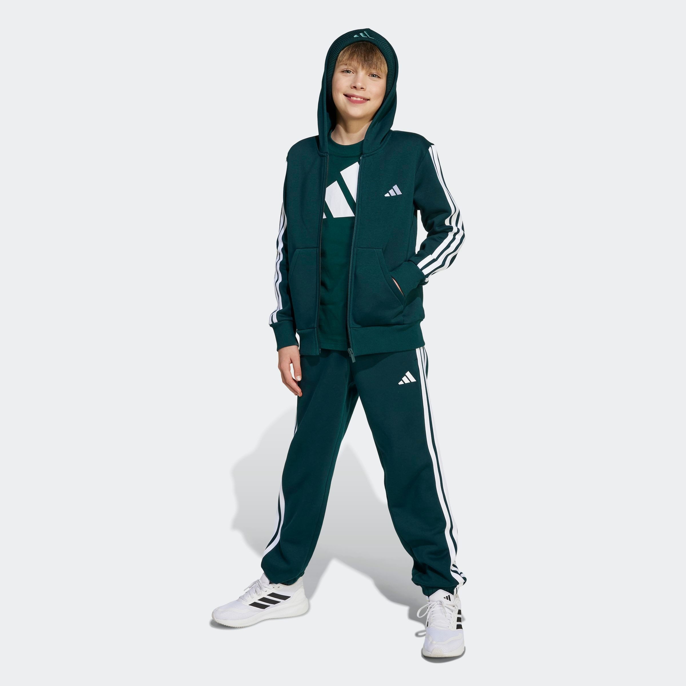 adidas Sportswear Hoodie J 3S FL FZ HD