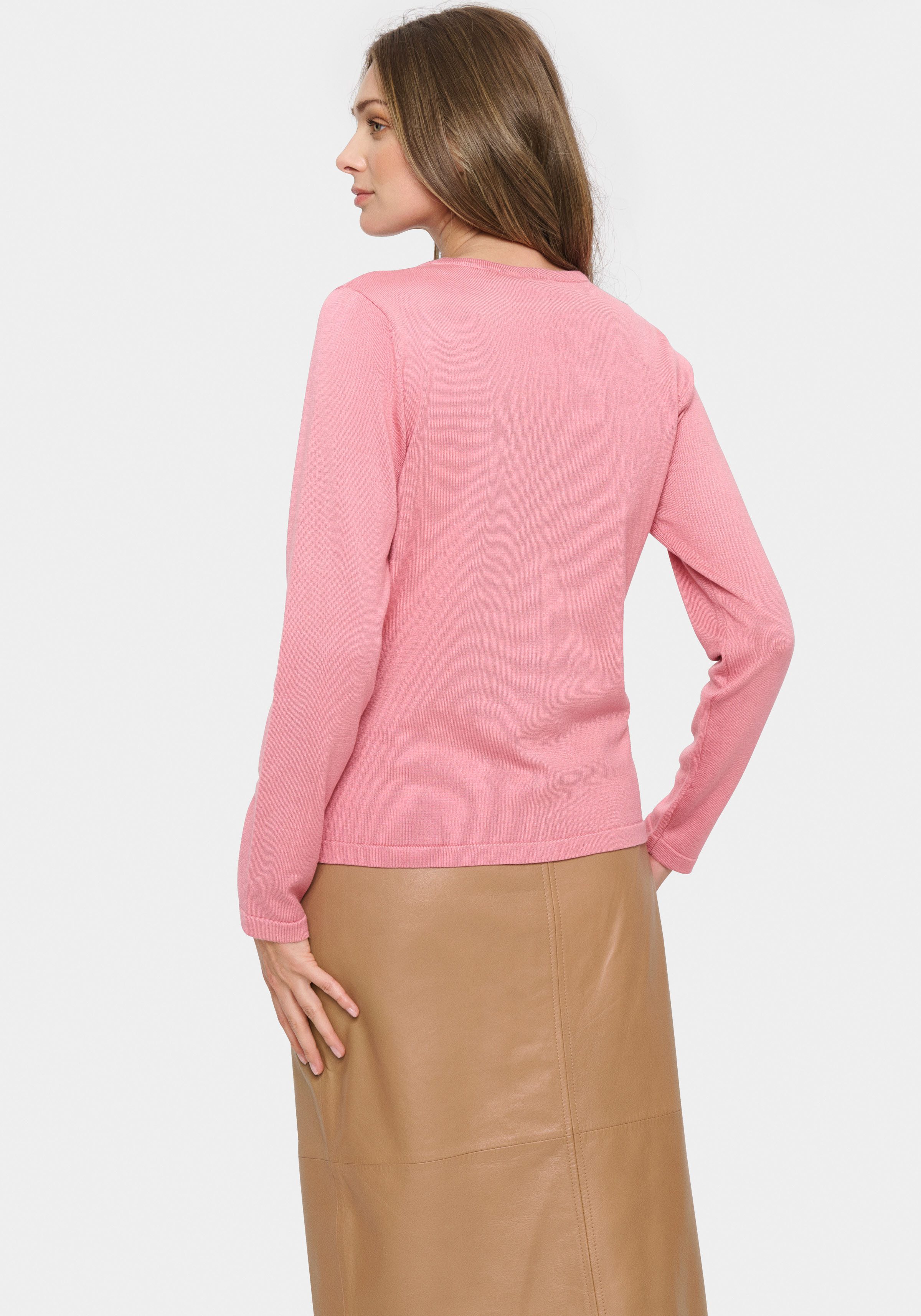 Saint Tropez Vest A8661, MilaSZ R-Neck Cardigan