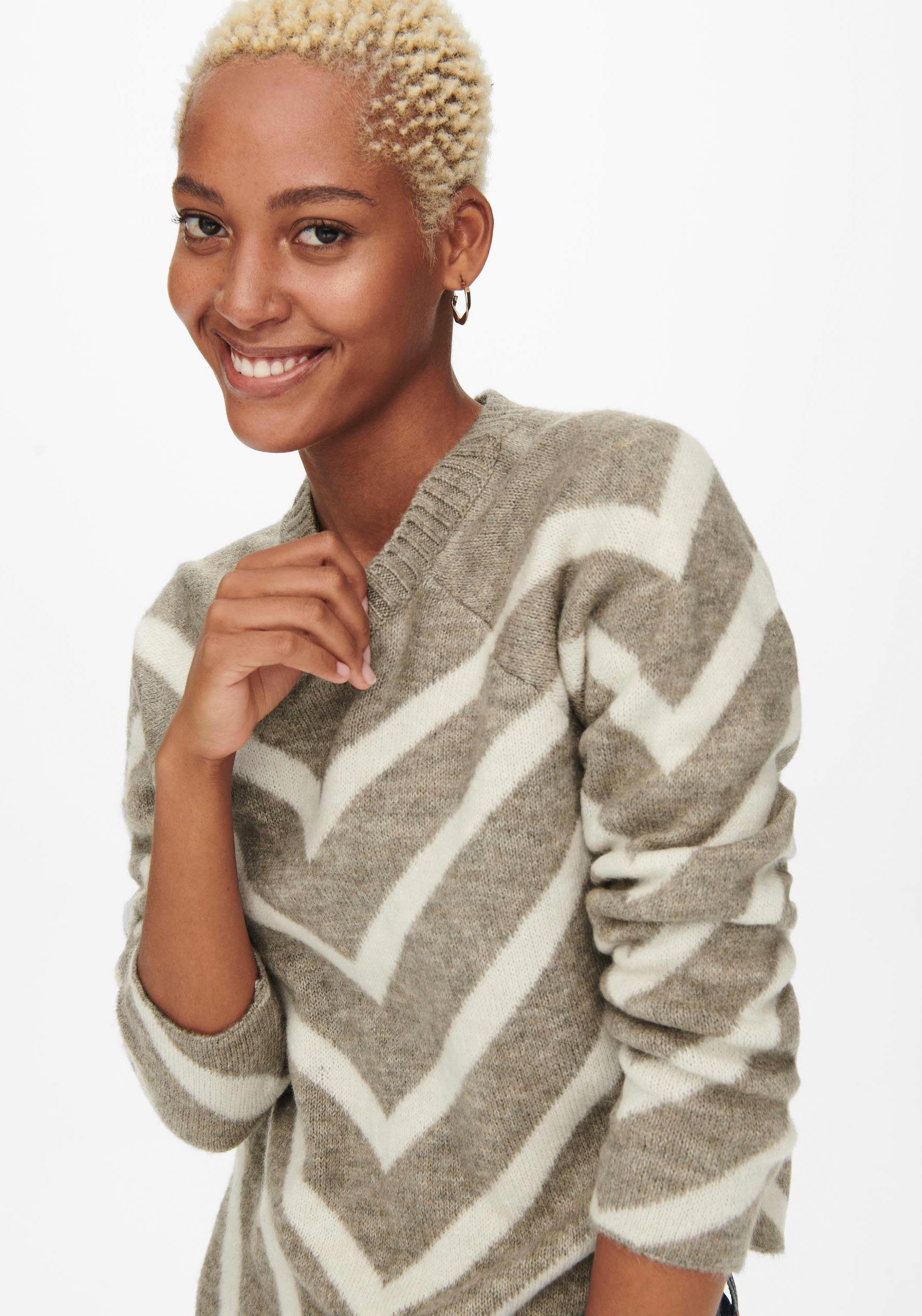 Only Gebreide trui ONLELIZA L/S PULLOVER KNT NOOS