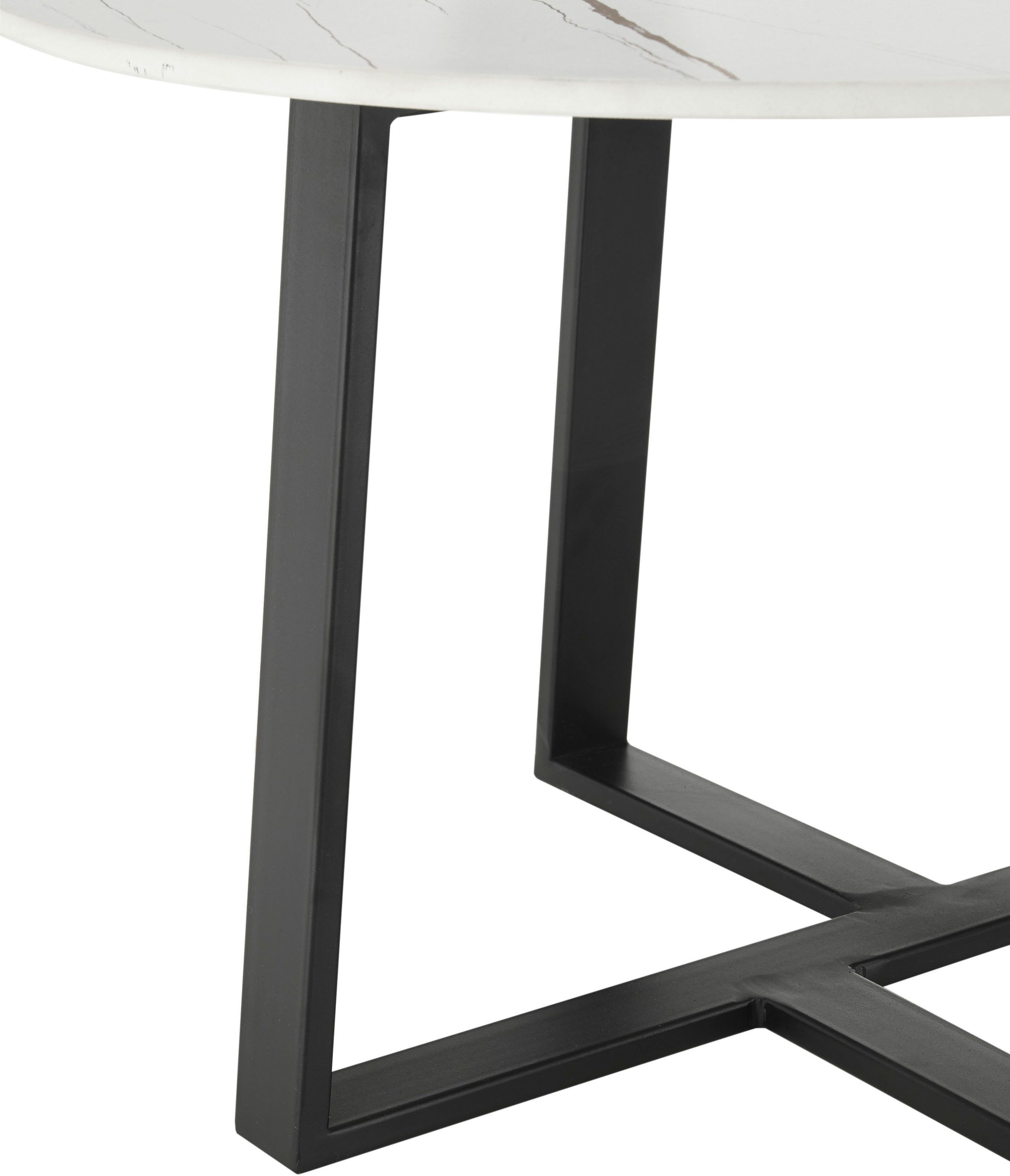 Stolkom Salontafel JASON 1 rond keramiek gemarmerd