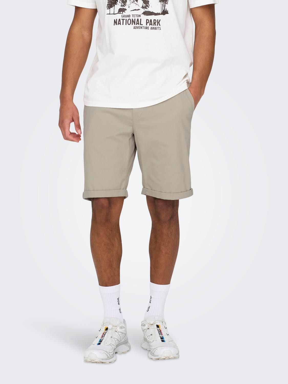 ONLY & SONS Chino-short ONSPETER LIFE REGULAR 0013 SHORTS NOOS