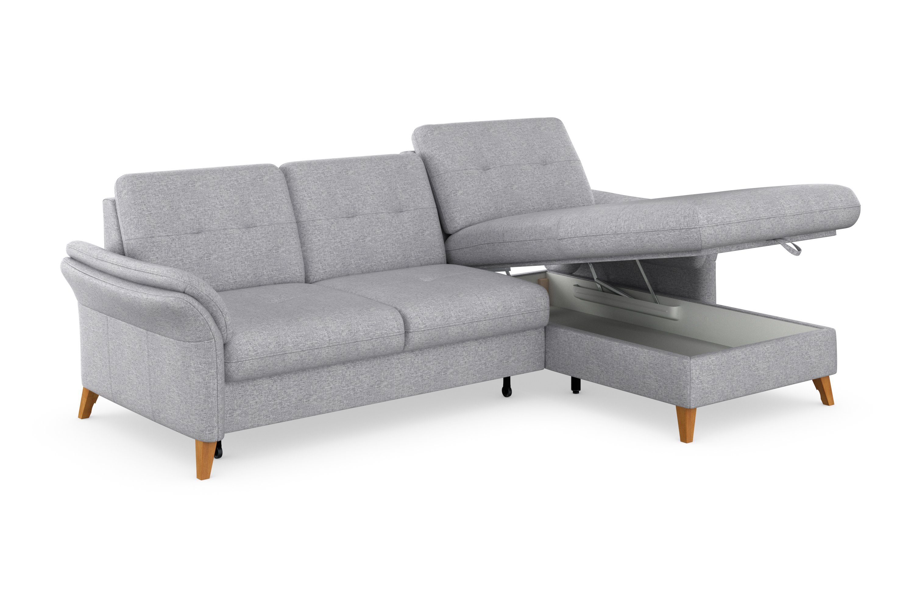 sit&more Hoekbank Göteborg Zitdiepteverstelling en binnenvering, naar keuze met slaapfunctie