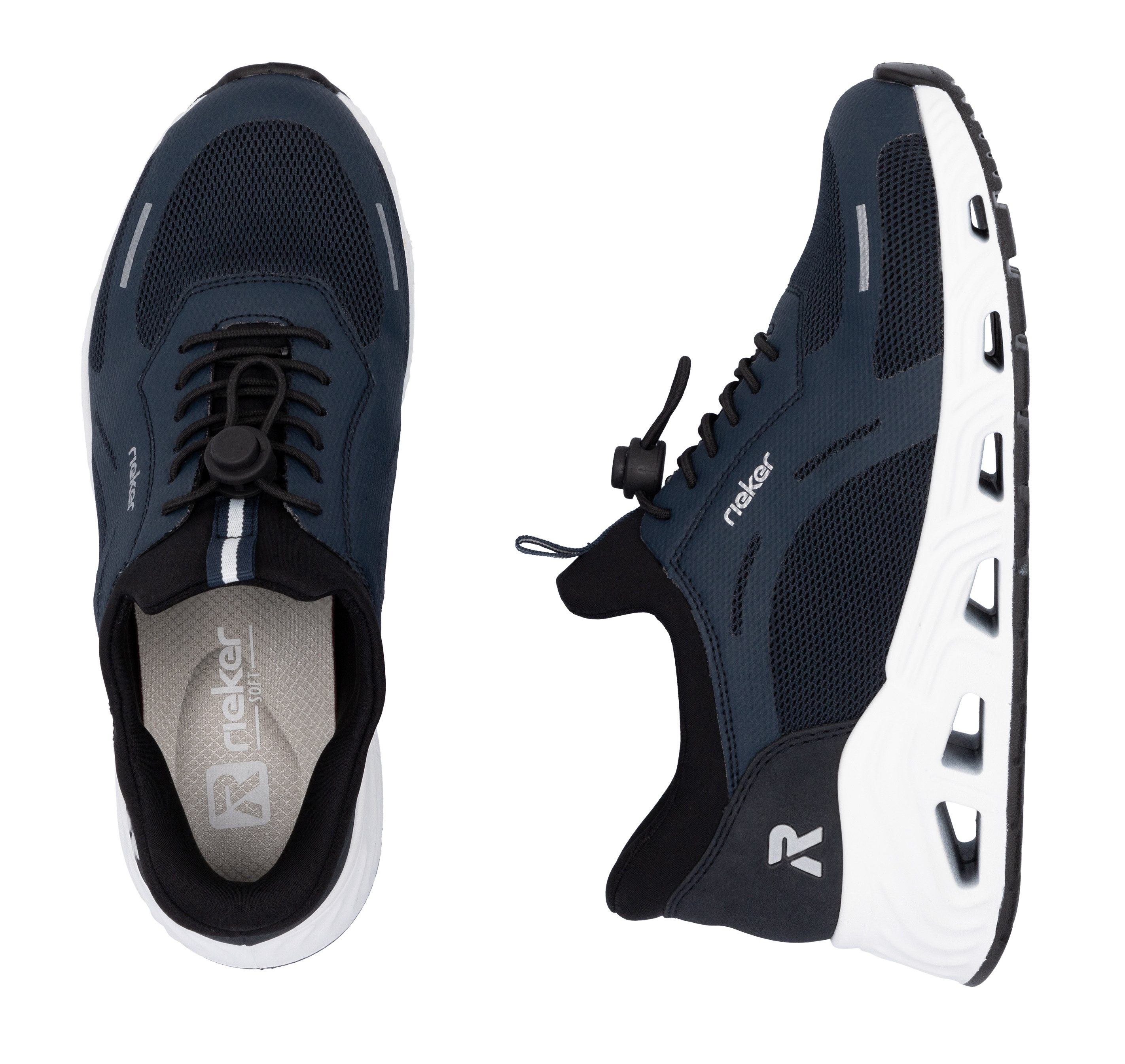 RIEKER Sport Slip-on sneakers Ready2GO , vrijetijdssneaker, lage schoen, instapschoen met snel sluiting
