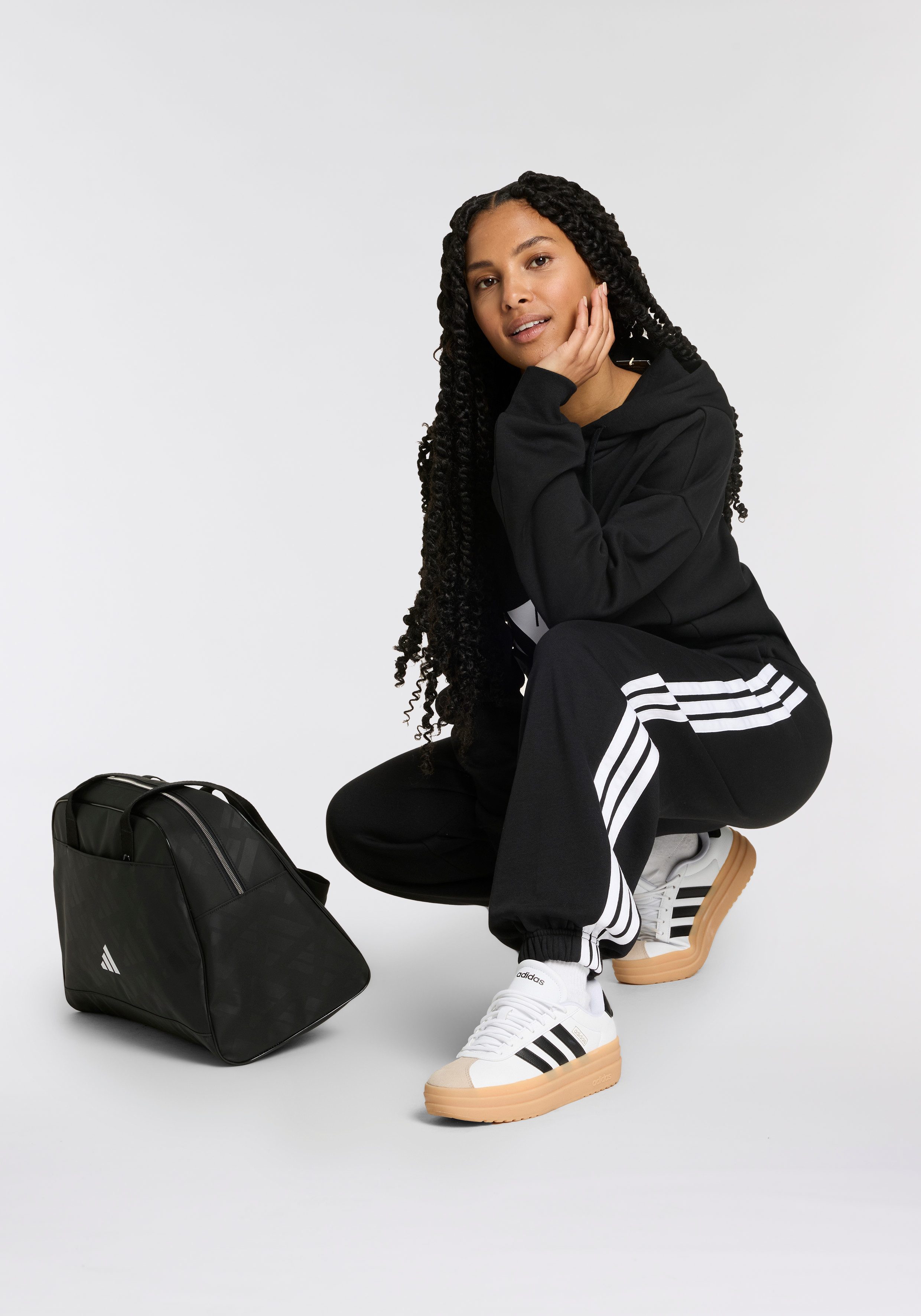 adidas Sportswear Sportbroek W 3S FL C PT (1-delig)