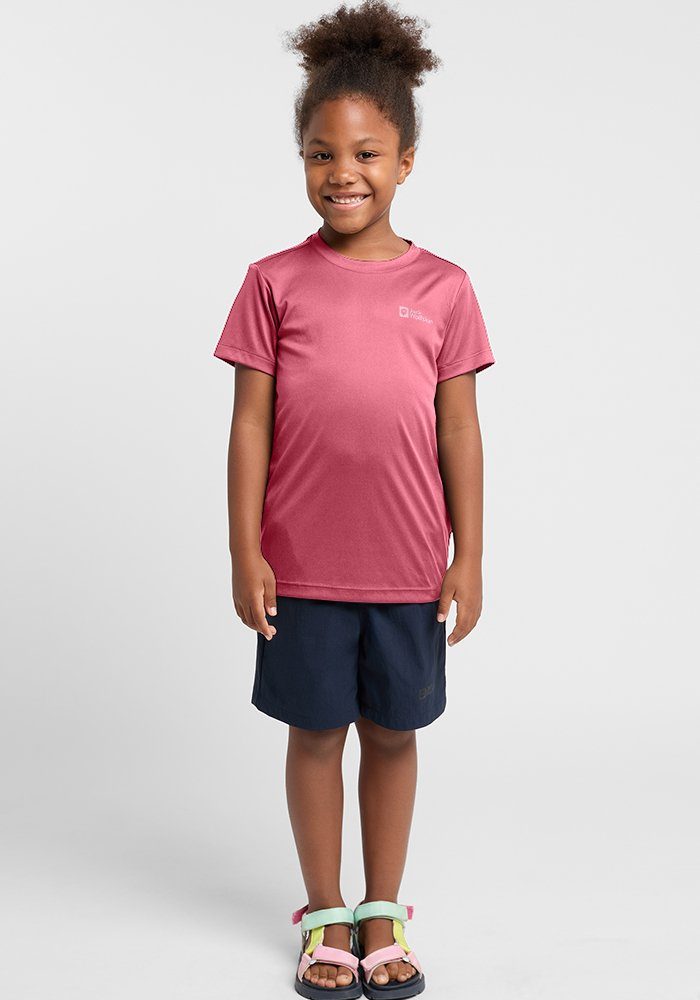 Jack Wolfskin Active Solid T-Shirt Kids Functioneel shirt Kinderen 116 soft pink soft pink