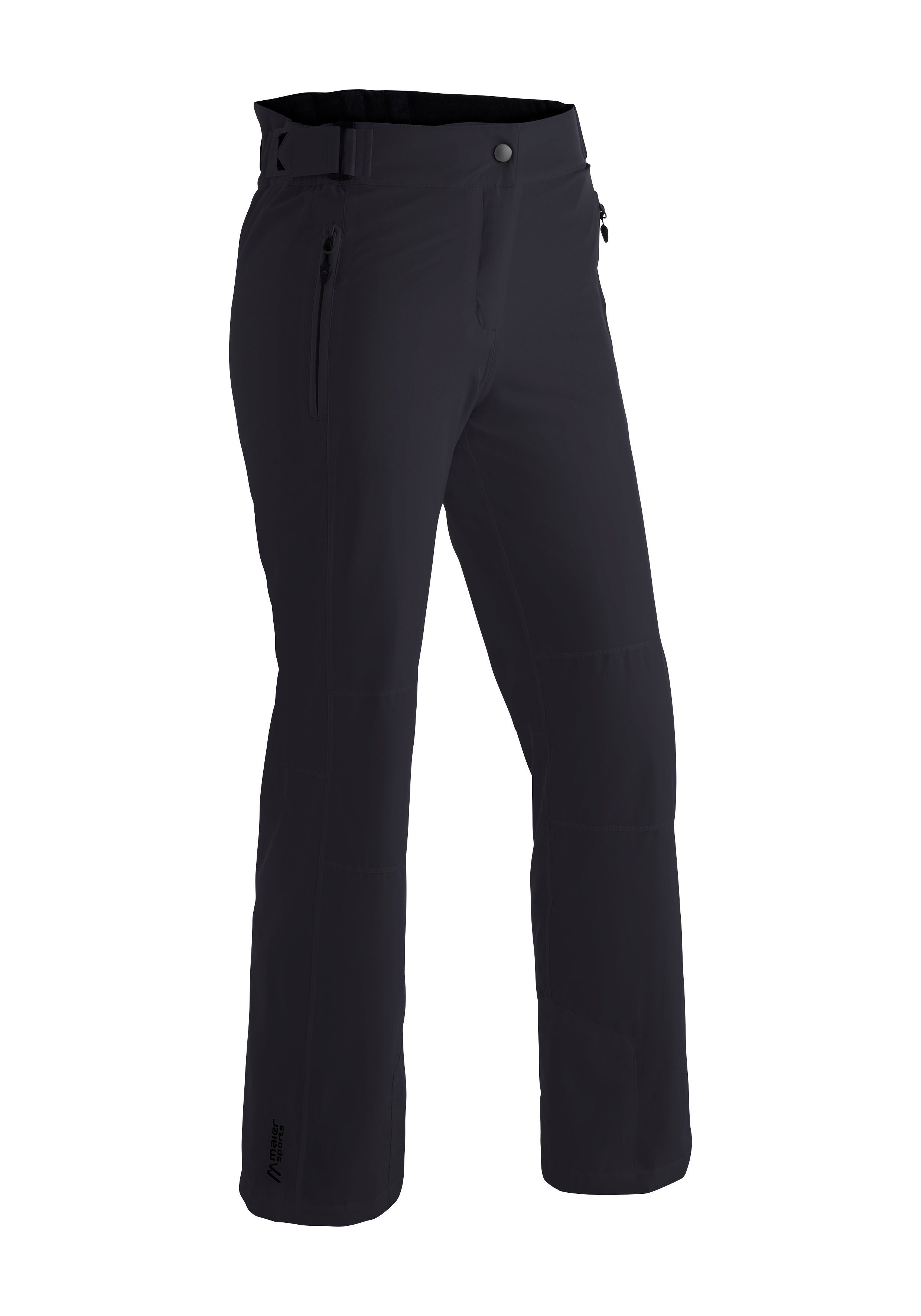 Maier Sports Skibroek Vroni slim Dames sneeuwbroek, wind- en waterdicht, 2 ritszakken, slim fit