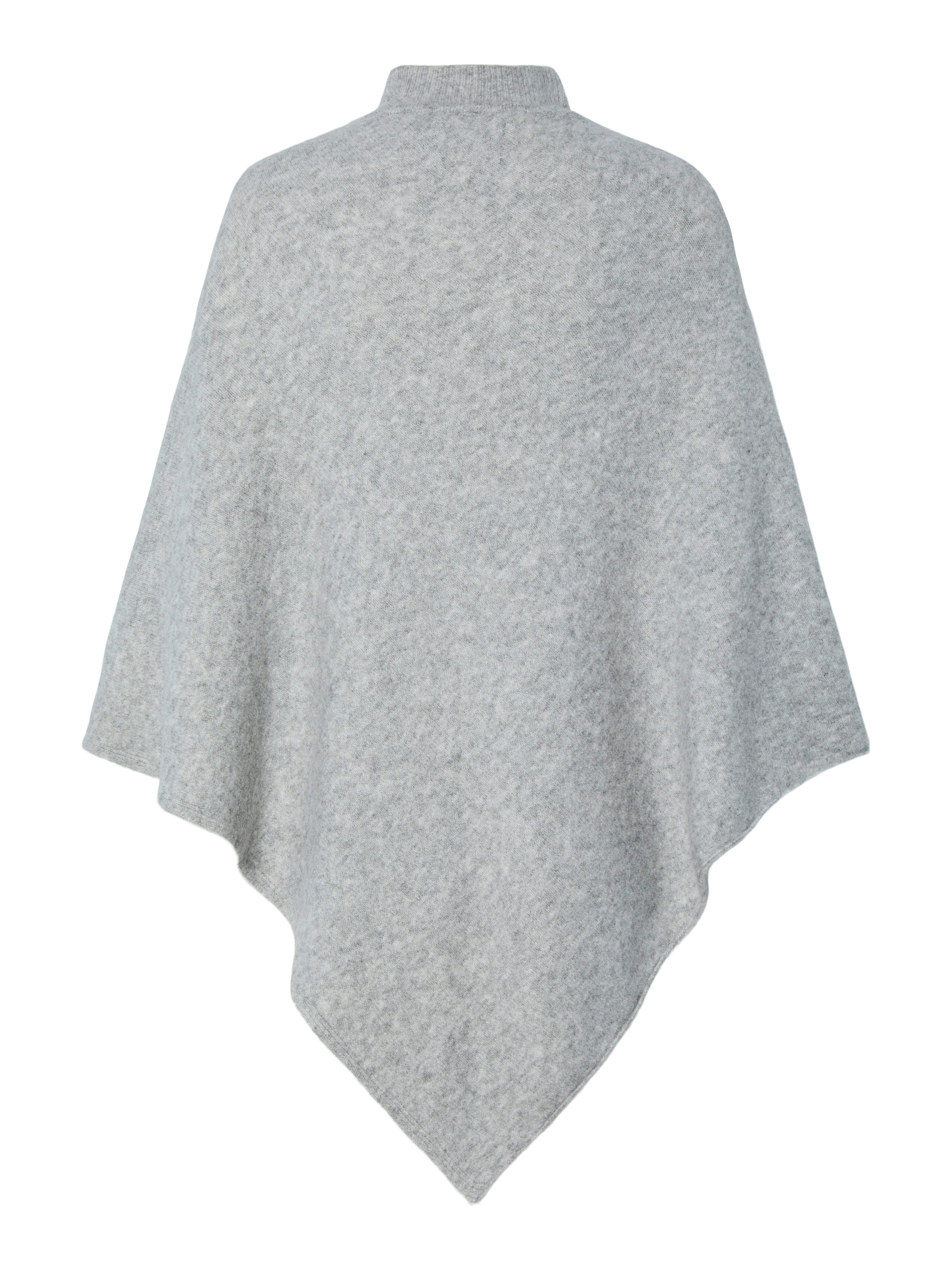 pieces Gebreide poncho PCFORTUNA HIGH NECK PONCHO NOOS BC
