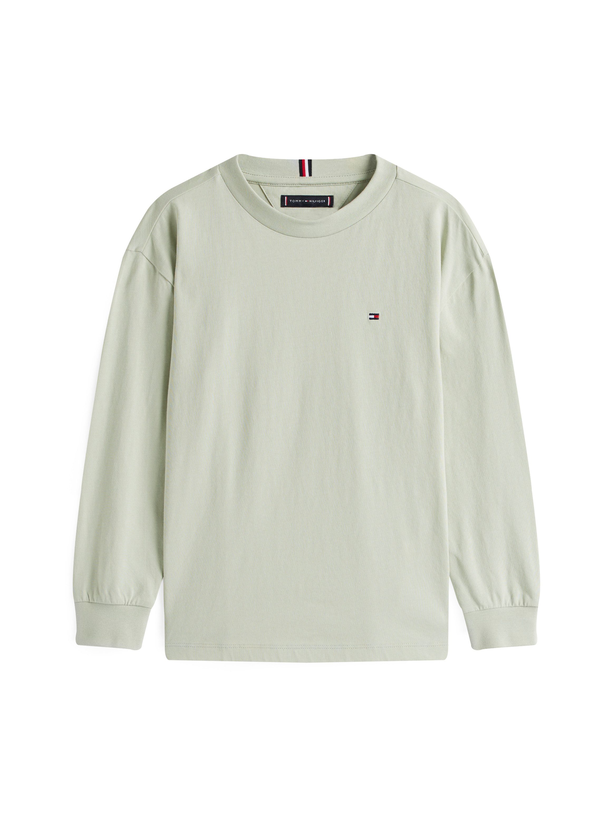Tommy Hilfiger Shirt met lange mouwen ESSENTIAL T-SHIRT LS voor kinderen tot 16 jaar, merklogo