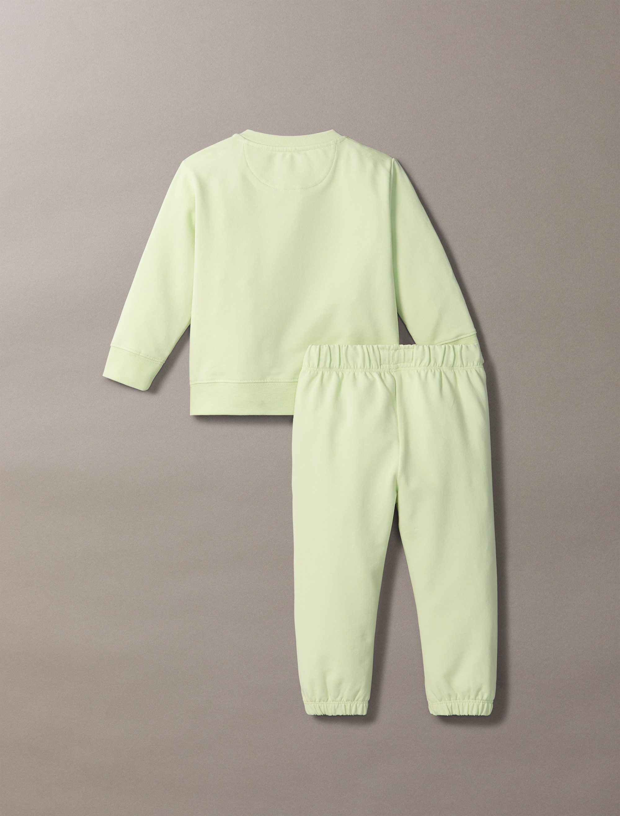 Calvin Klein Shirt broek MONOGRAM CN SWEATSHIRT SET voor baby’s tot 2 jaar, cadeau set (set, 2-delig)