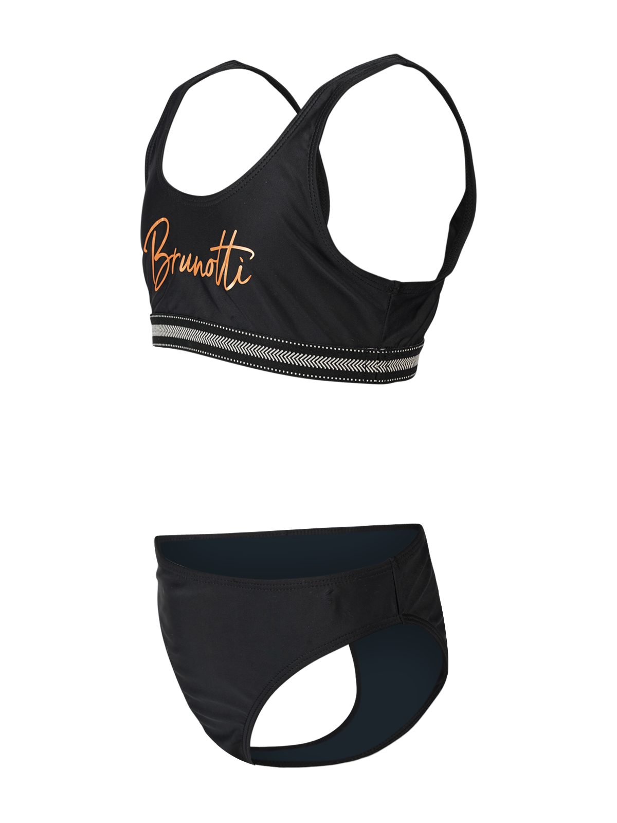 Brunotti Bustierbikini met contrastkleurige band (set 2 stuks)