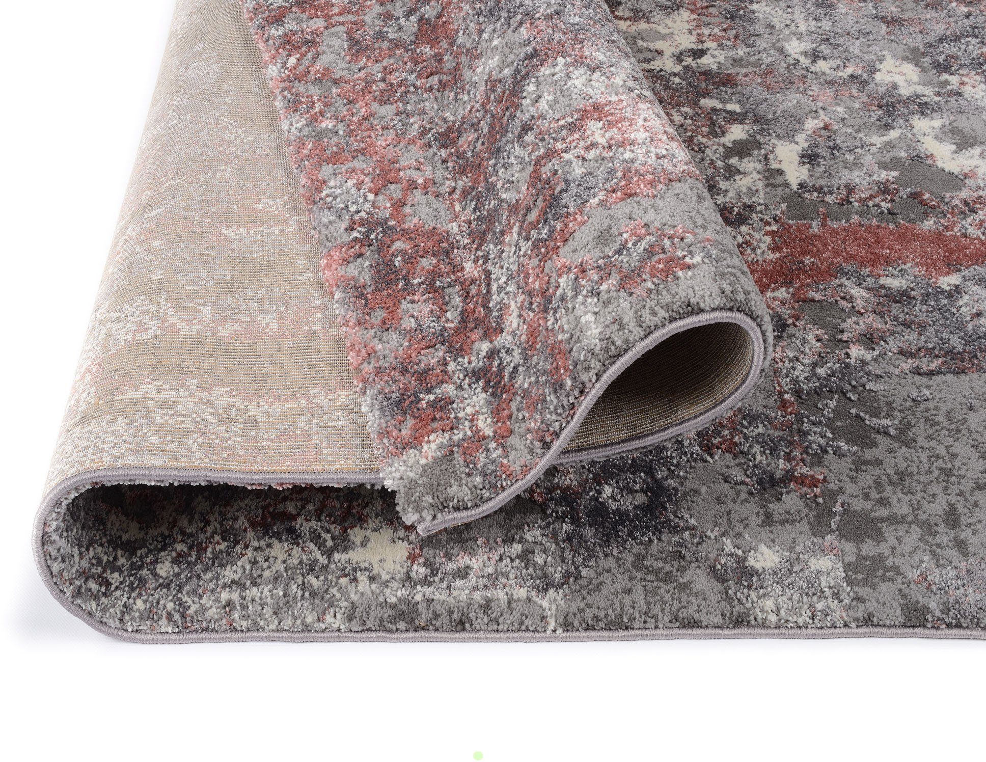 OCI DIE TEPPICHMARKE Vloerkleed Juwel Liray Korte pool, woonkamer, marmer look, reliëfeffect