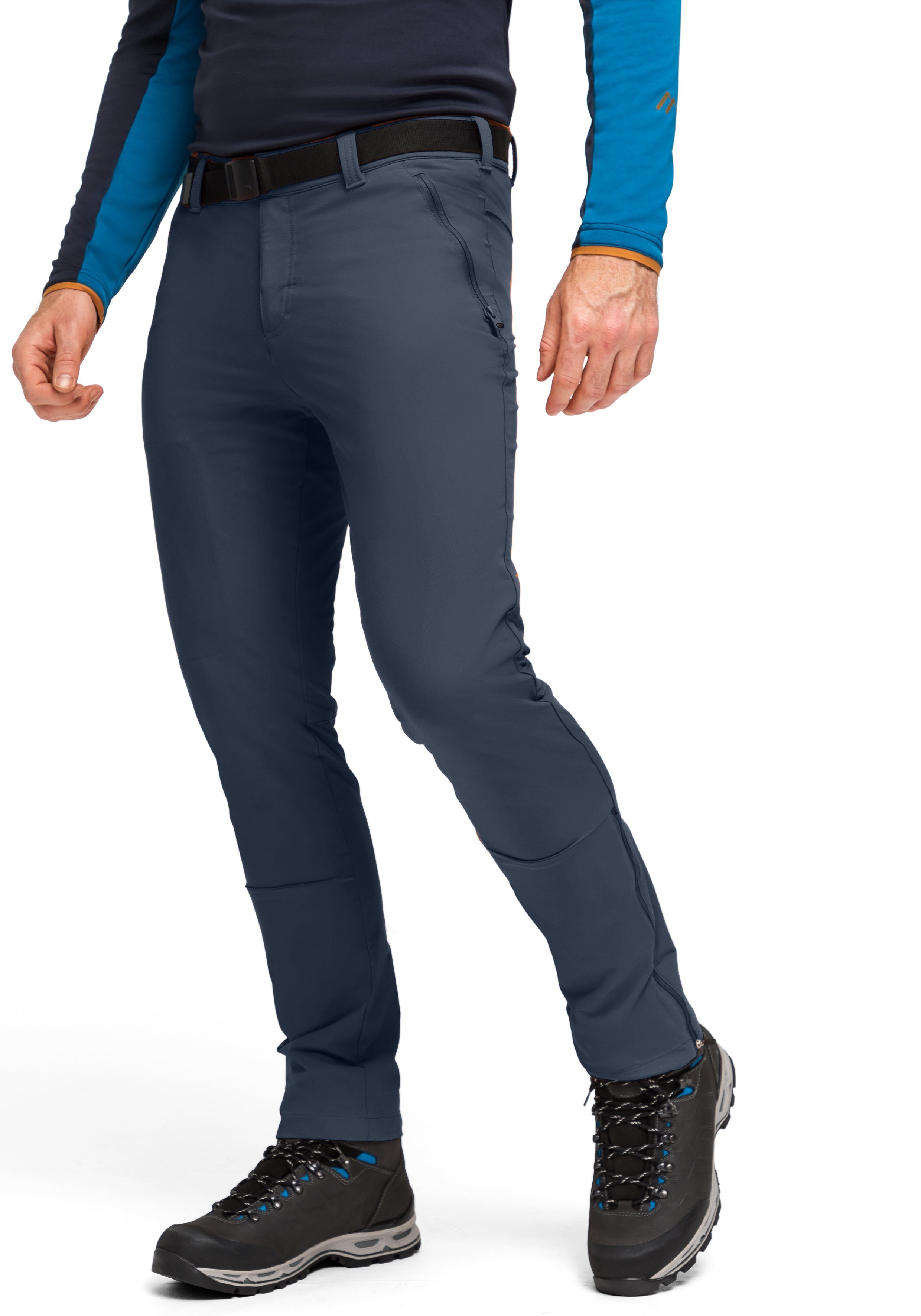 Maier Sports Functionele broek Naturno slim Heren wandbroek, elastische trekkingbroek, 4 zakken, Slim Fit