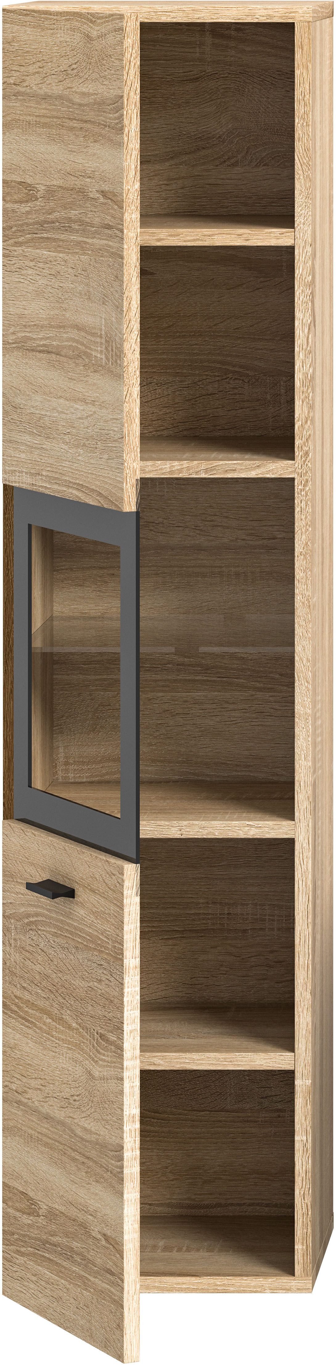welltime Hoge kast Tampa, hoogte 125cm, hangend of staand te monteren Badkamerkast, hangkast badkamer, badkamer, badkamermeubels