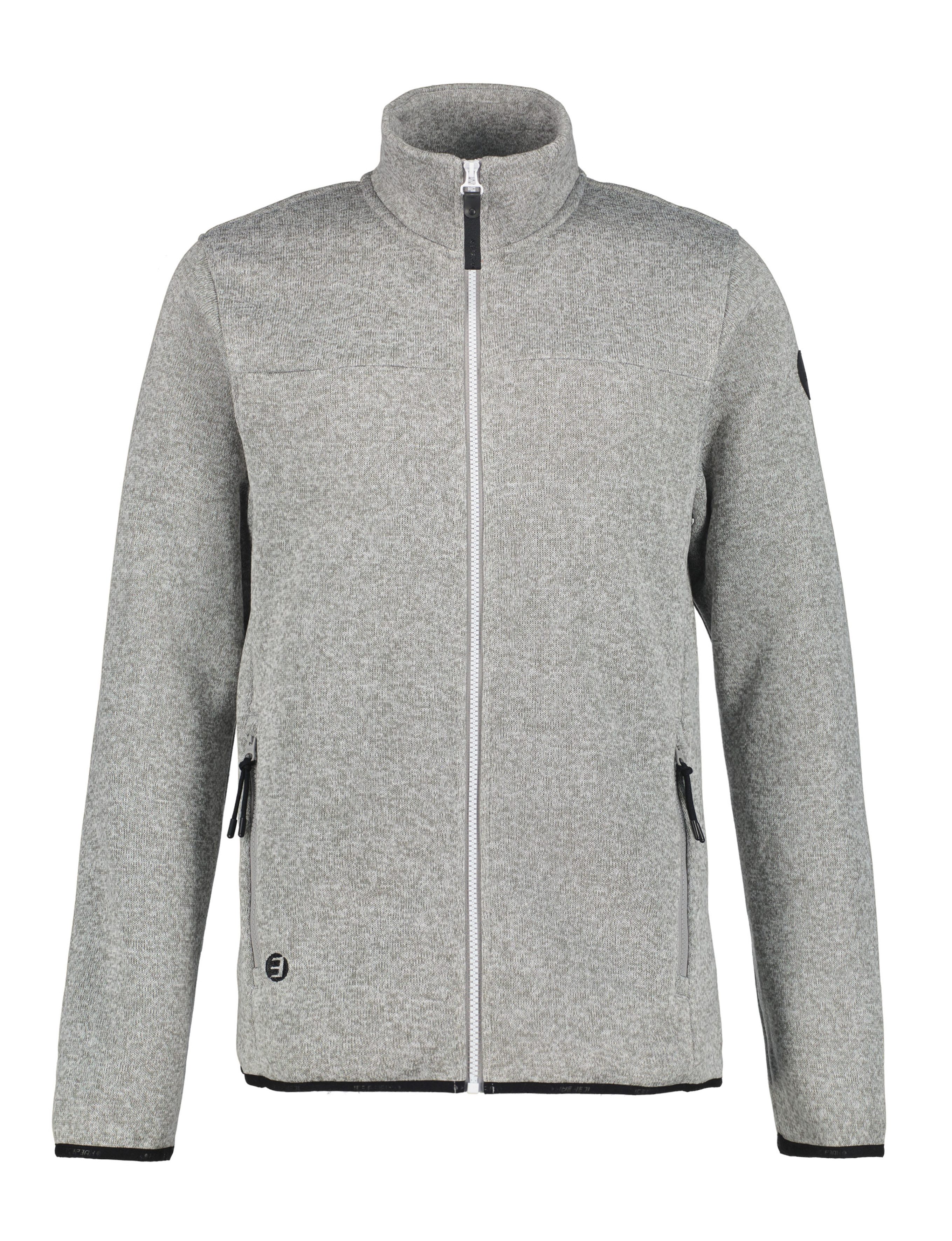Icepeak Gebreid fleecejack H BREIPOLIESTERJACK AGEN heren fleece vesten maat L grijs