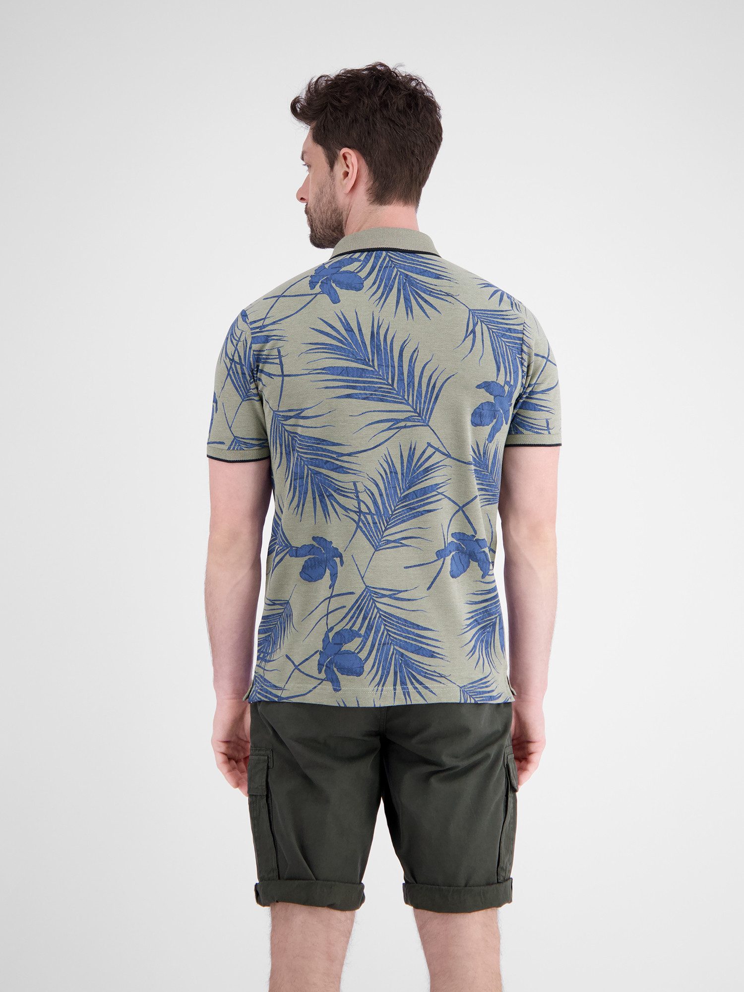 Lerros Poloshirt LERROS modieus poloshirt, zomers gedessineerd