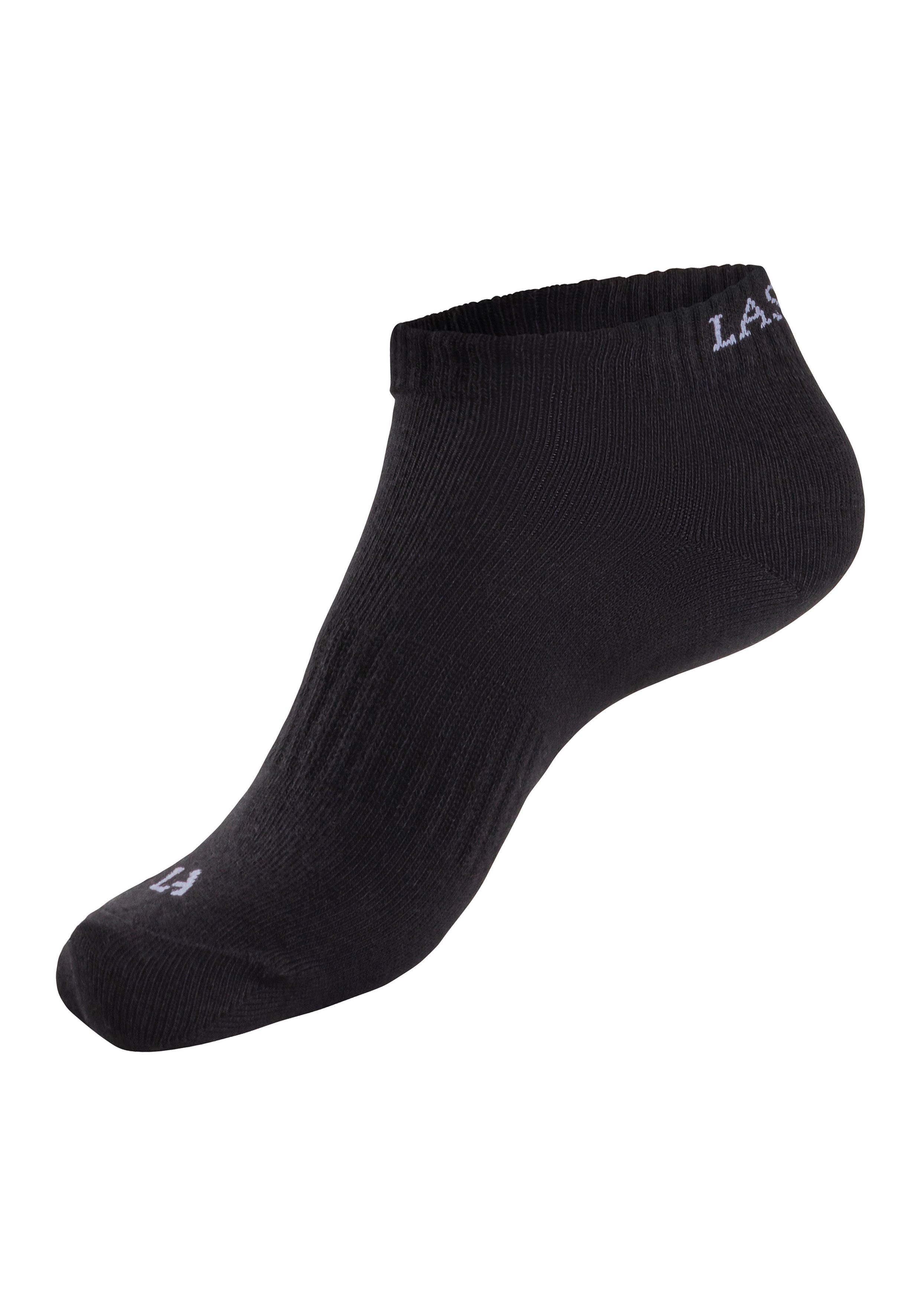 active by Lascana Sneakersokken met ingebreid merklogo (set, 6 paar)