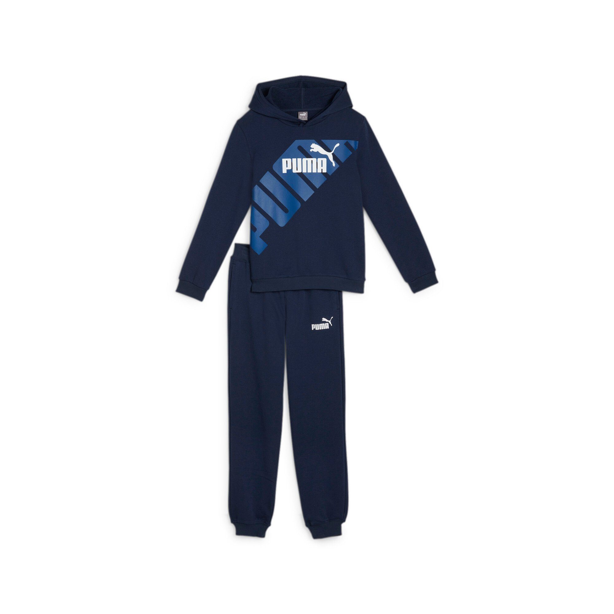 puma joggingpak power sweat suit tr b (2-delig) blauw