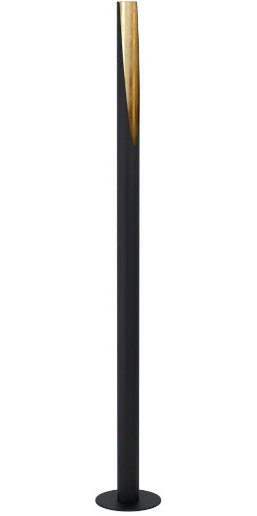 EGLO Staande ledlamp BARBOTTO zwart, goudkleur / ø6 x h137 cm / inclusief 1x gu10 (elk 4,5w) / warmwit