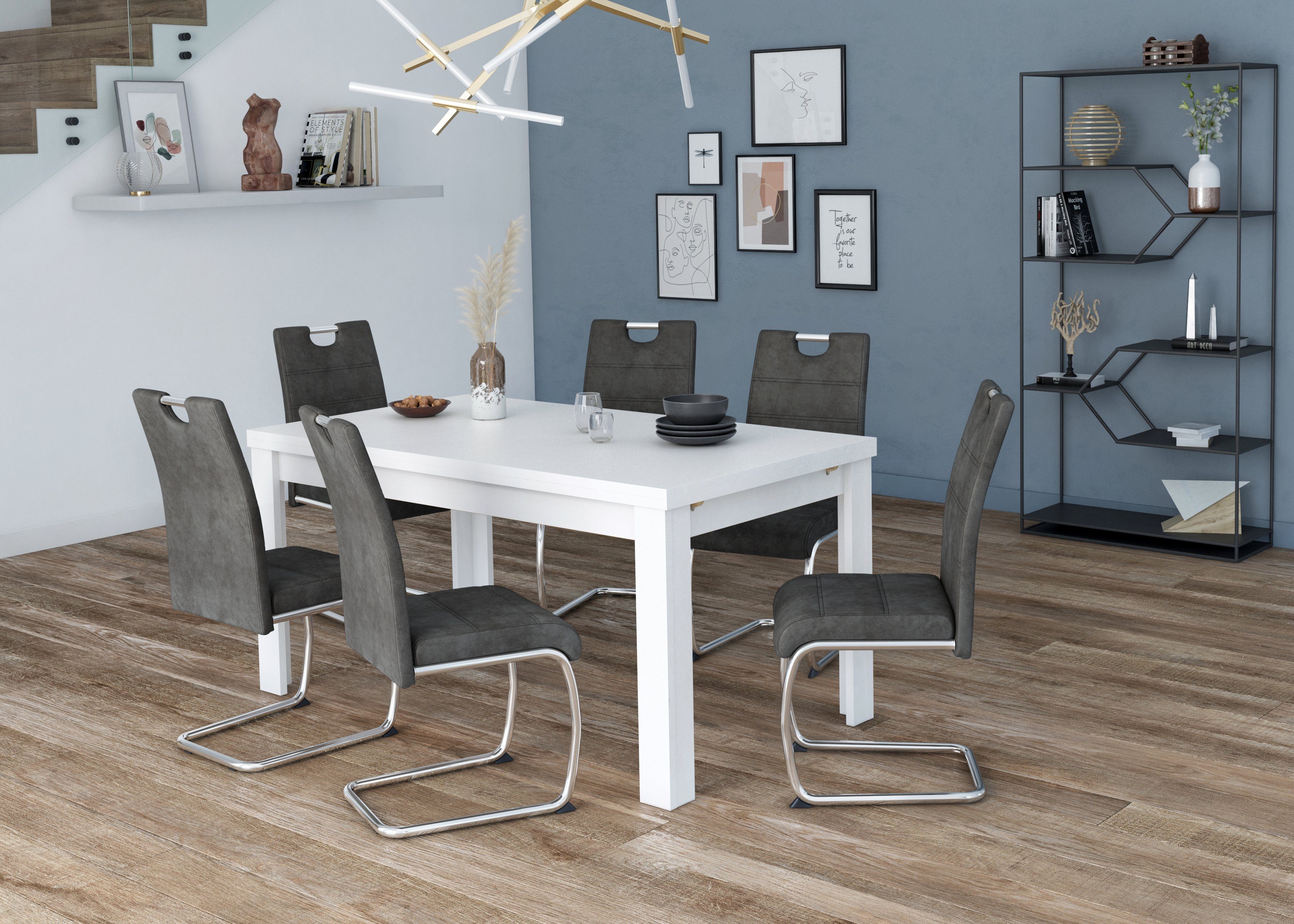 Mäusbacher Eettafel Monti BESTSELLER!, tafel, keukentafel, uitschuifbare tafel tot 280 cm