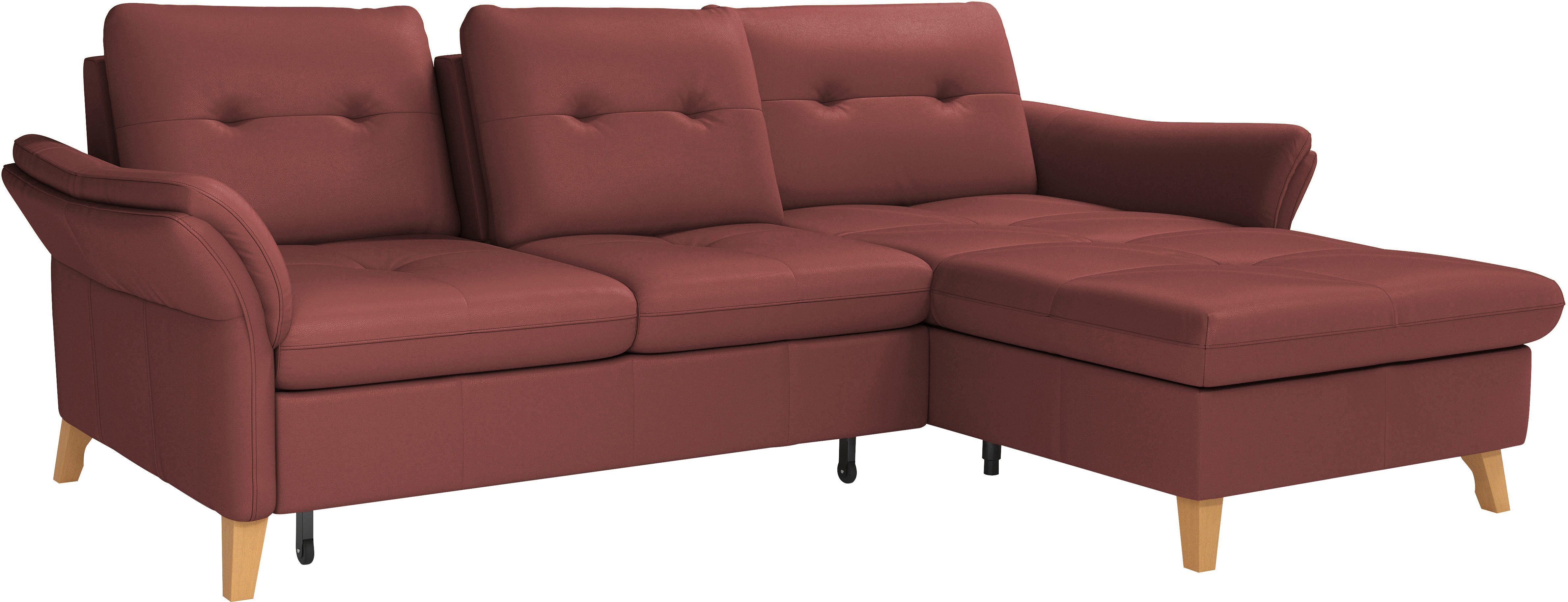 sit&more Hoekbank Göteborg Zitdiepteverstelling en binnenvering, naar keuze met slaapfunctie