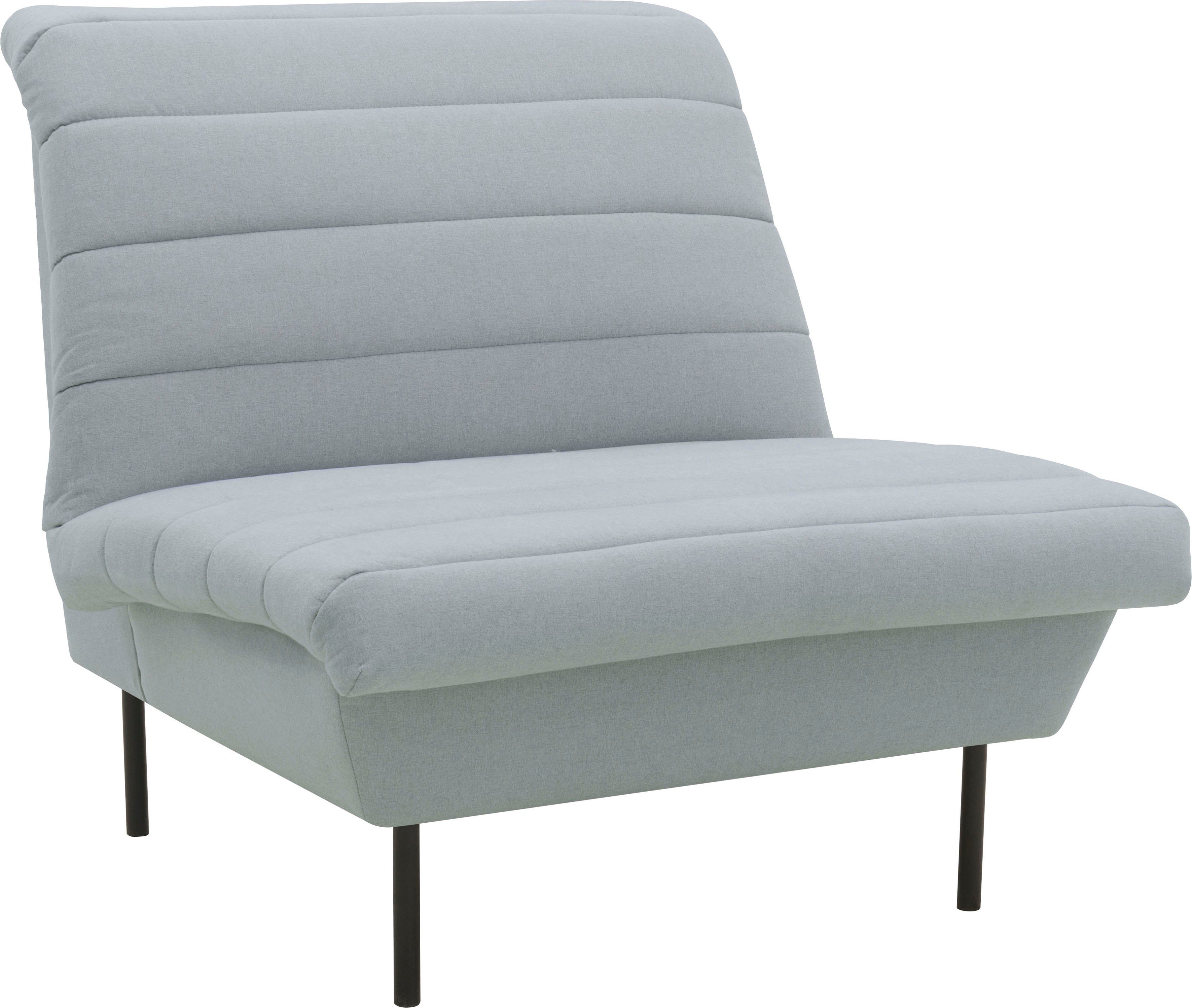 LOOKS BY WOLFGANG JOOP Fauteuil LOOKS IX Breedtestiksels, zonder armleuningen