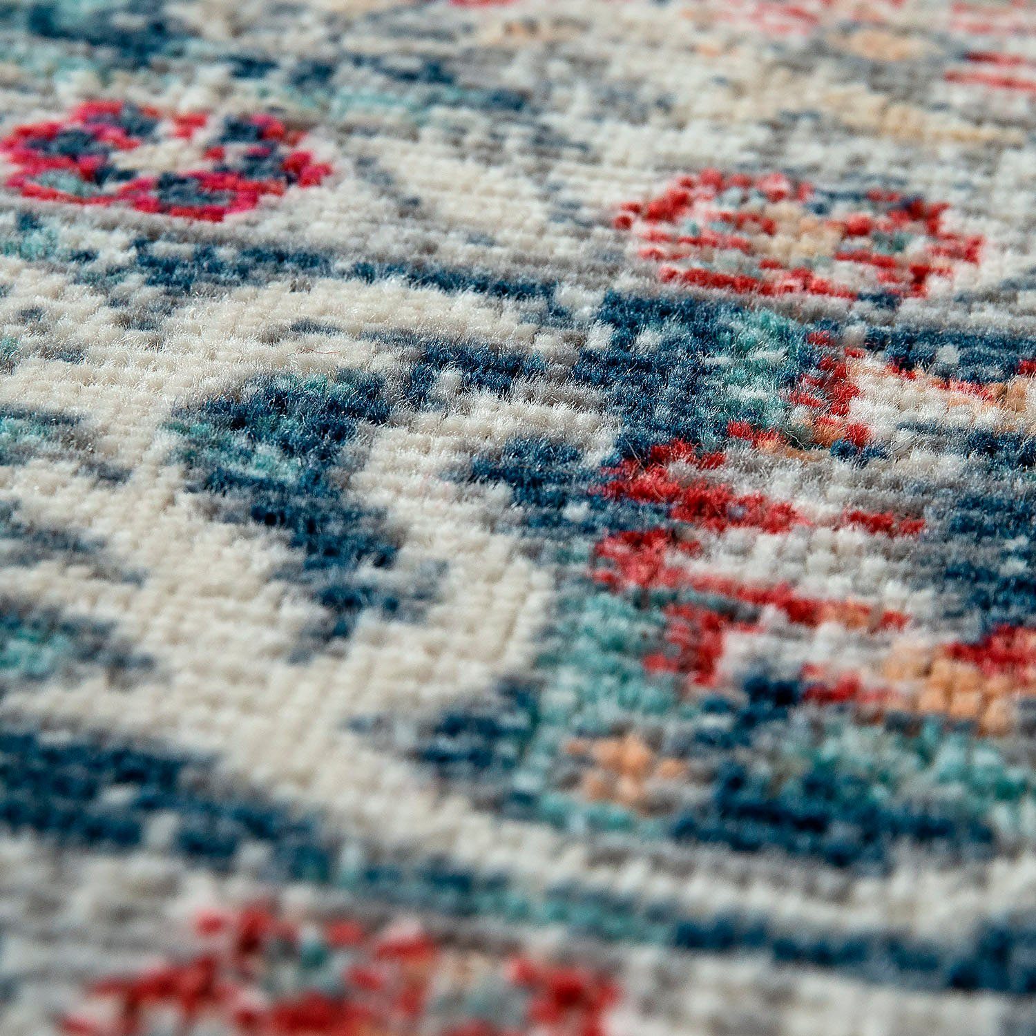 Paco Home Vloerkleed Mabella 491 Platweefsel, oriënt-look, vintage-design, geschikt voor binnen en buiten