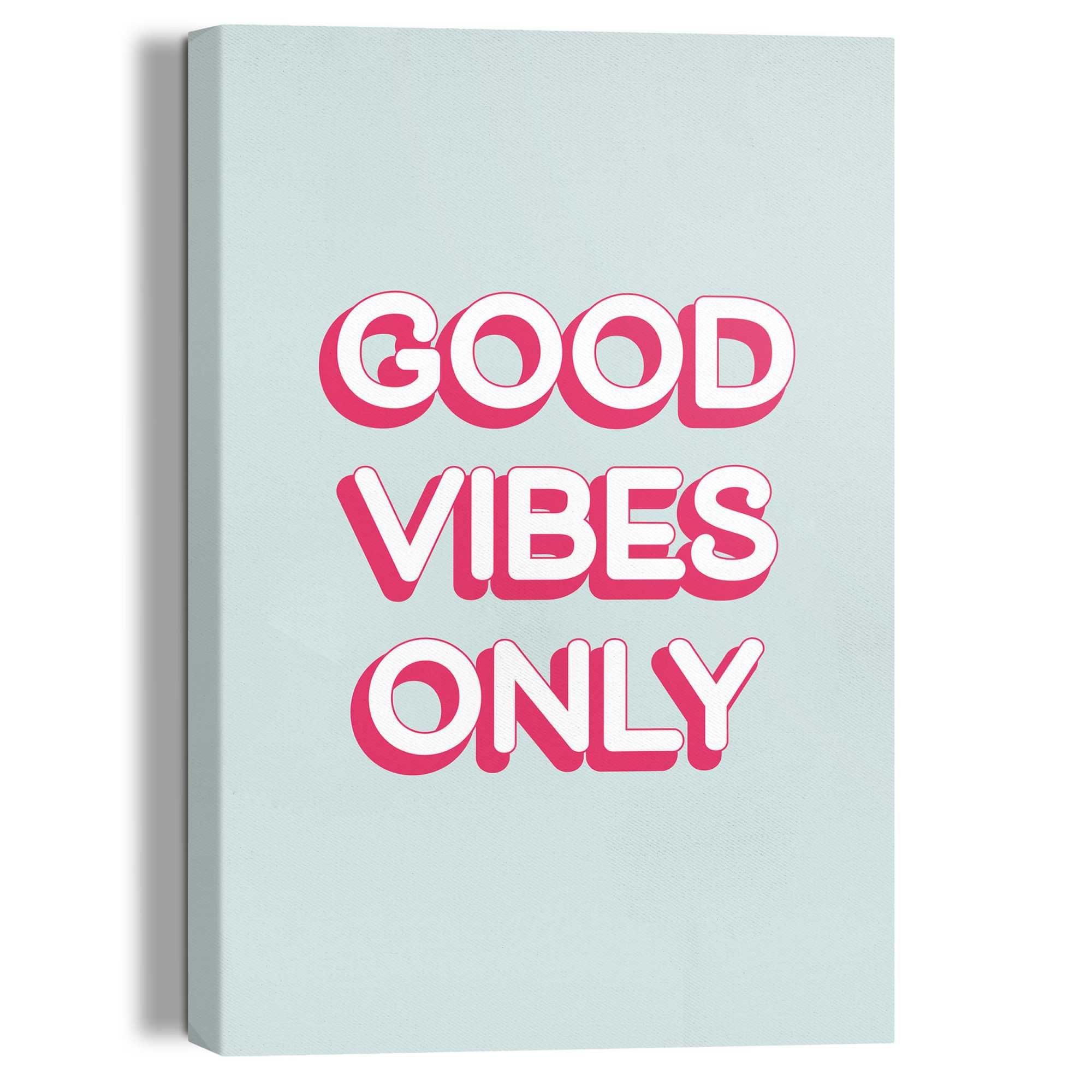 Reinders! Artprint op linnen Good Vibes Only