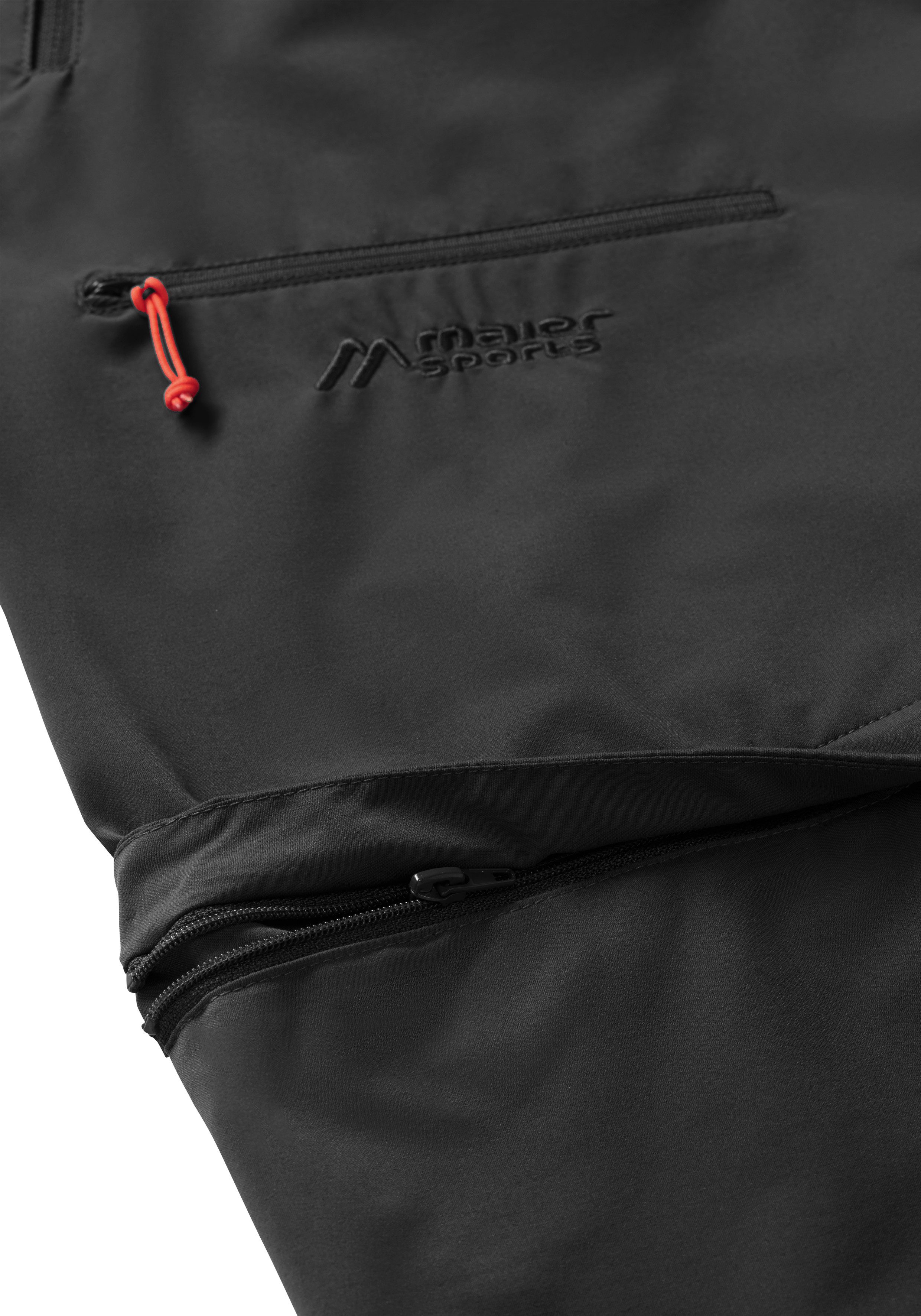 Maier Sports Outdoorbroek Nata Zip Loop Dames wandelbroek, zip-off functionele broek, 3 zakken, regular fit